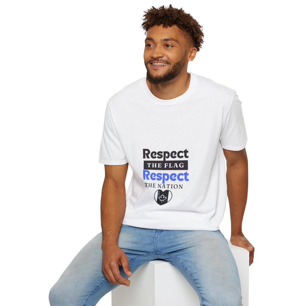 Respect The Flag, Respect The Nation - Unisex Soft-style T-Shirt 12 Respect The Flag, Respect The Nation - Unisex Soft-style T-Shirt - Image 12