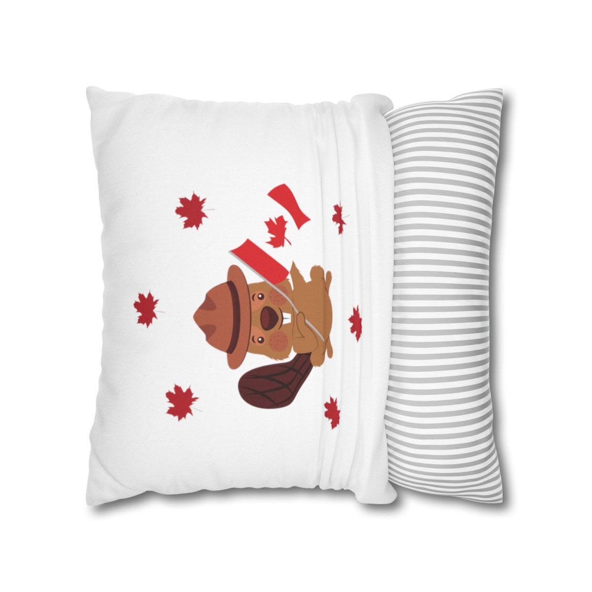 Canada Flag - Spun Polyester Square Pillowcase - Image 23