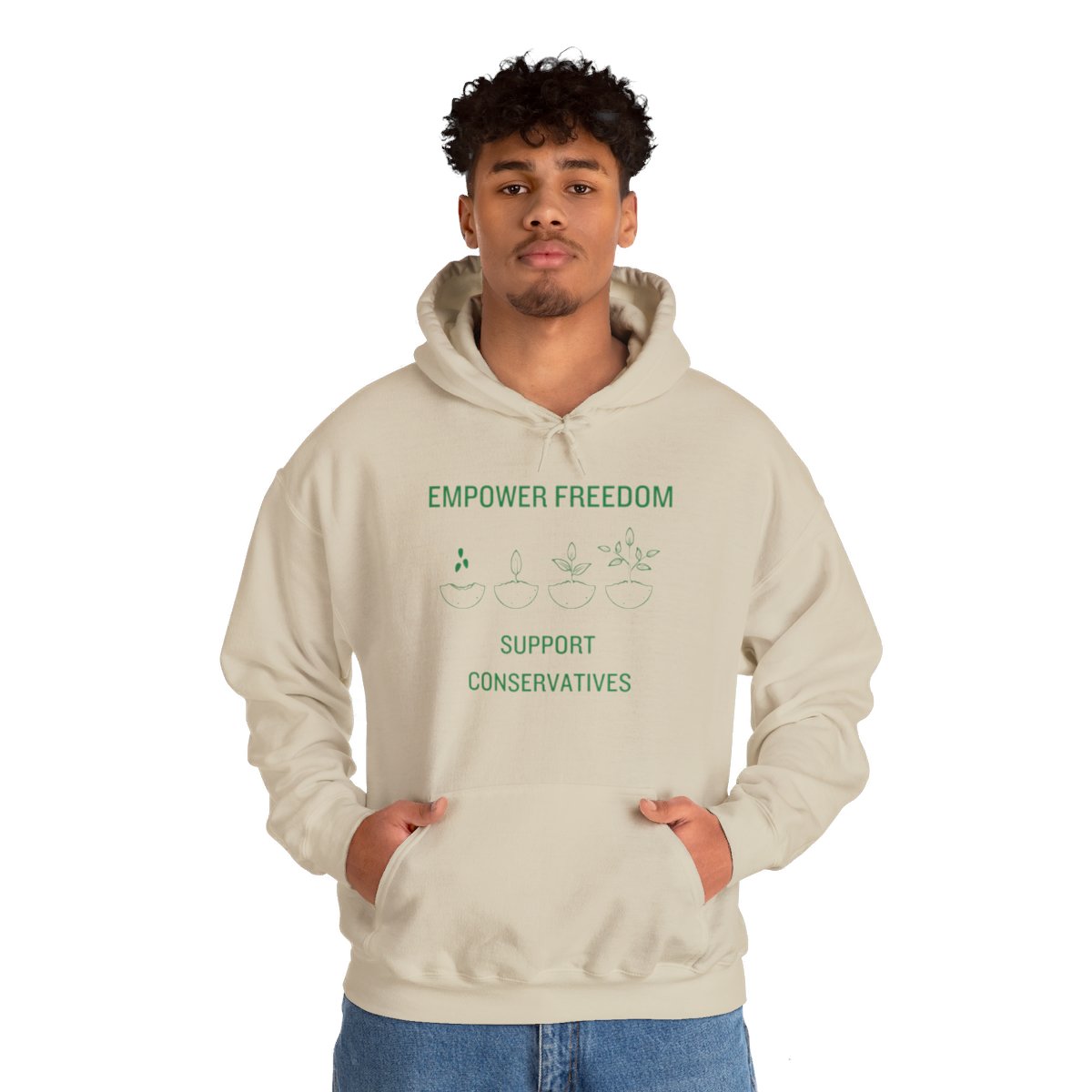 Empower Freedom Support Conservative - Unisex Heavy Blend™ Hooded Sweatshirt - Image 8