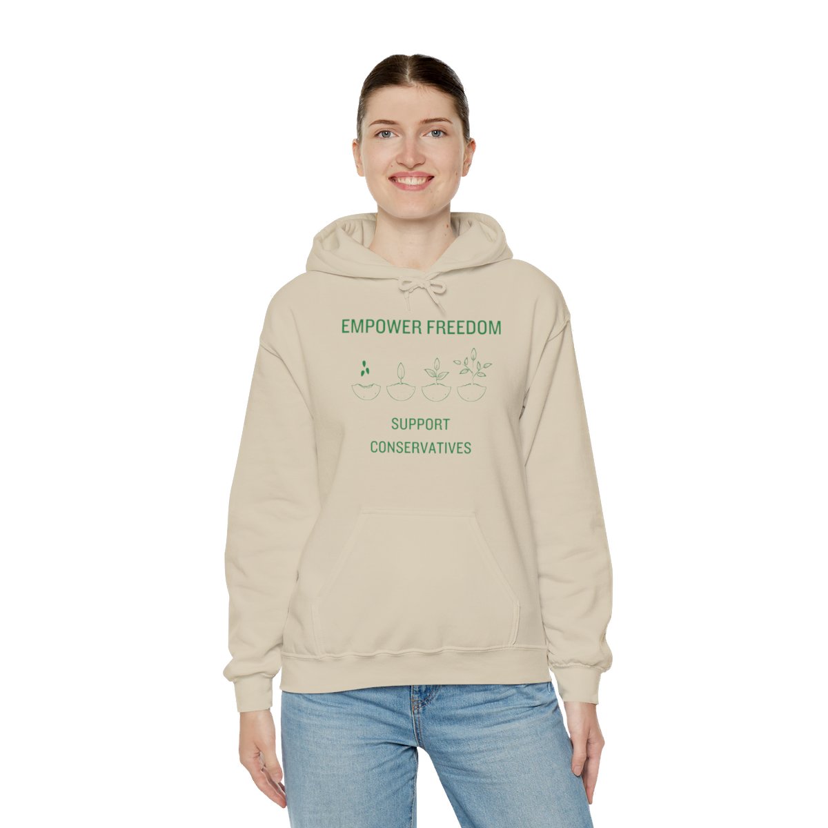 Empower Freedom Support Conservative - Unisex Heavy Blend™ Hooded Sweatshirt - Image 9