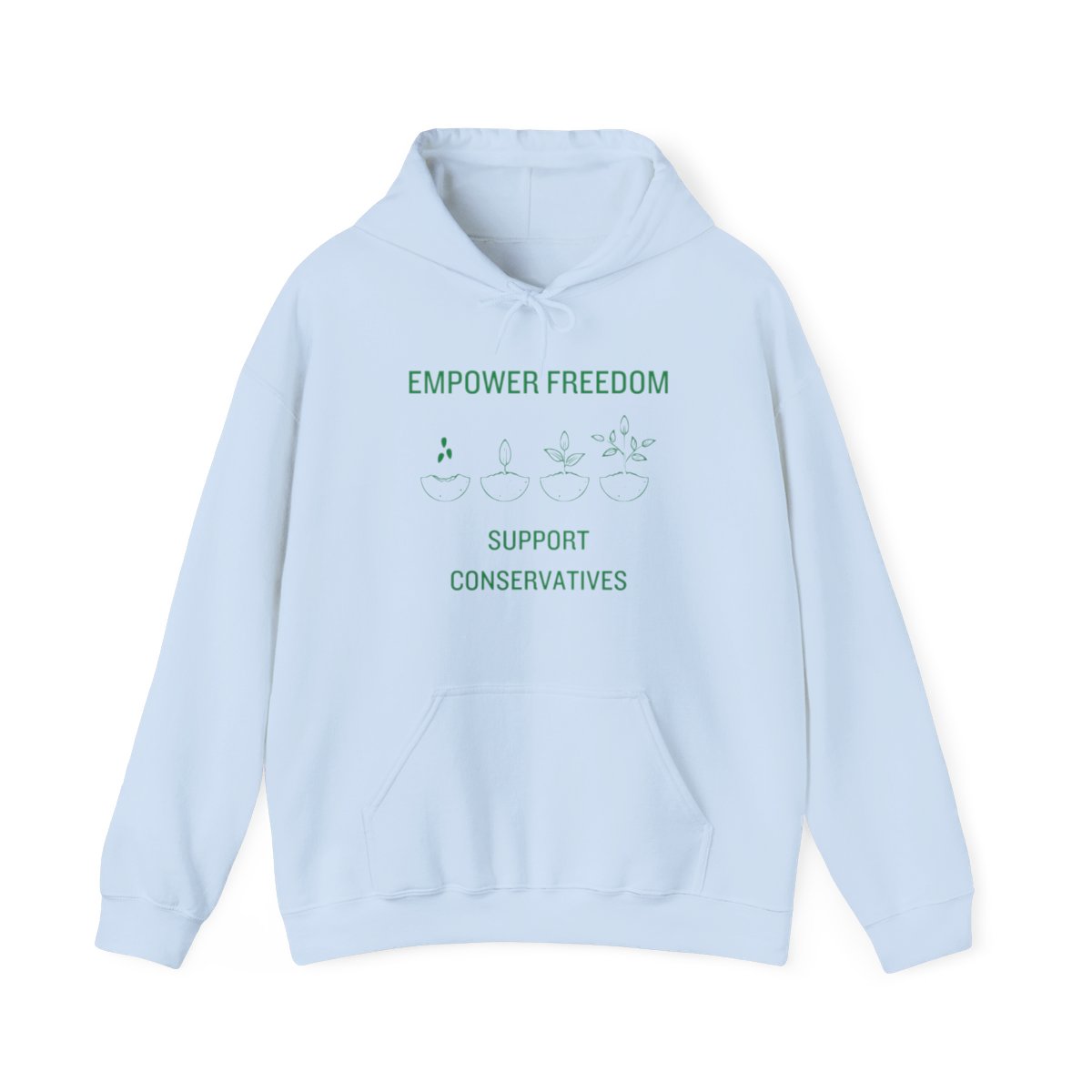 Empower Freedom Support Conservative - Unisex Heavy Blend™ Hooded Sweatshirt - Image 28