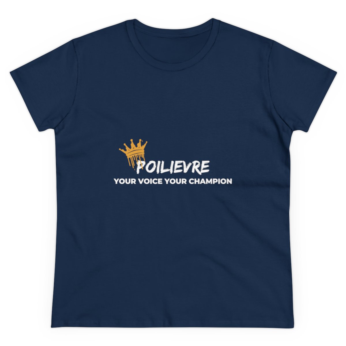Poilievre, Your Voice, Your Champion: Women's Midweight Cotton Tee 7 Poilievre, Your Voice, Your Champion: Women's Midweight Cotton Tee - Image 7