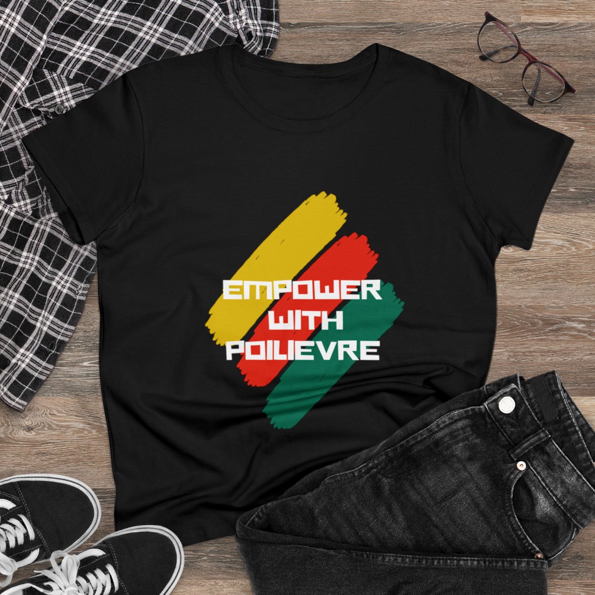 Poilievre in 2024: Women's Midweight Cotton Tee 9 Poilievre in 2024: Women's Midweight Cotton Tee - Image 9