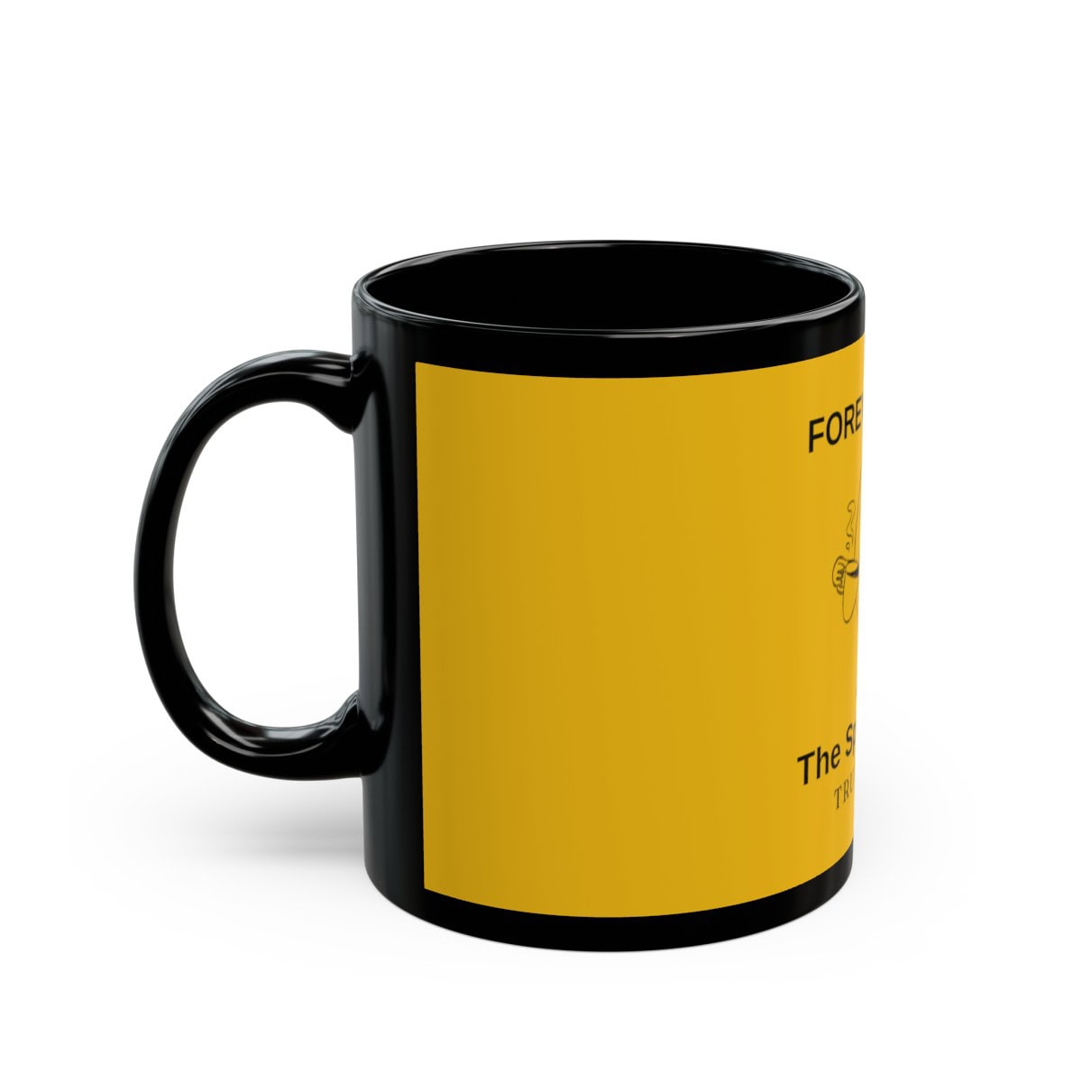 Forever Free The Spirit of The North - Black Mug (11oz, 15oz) - Image 3