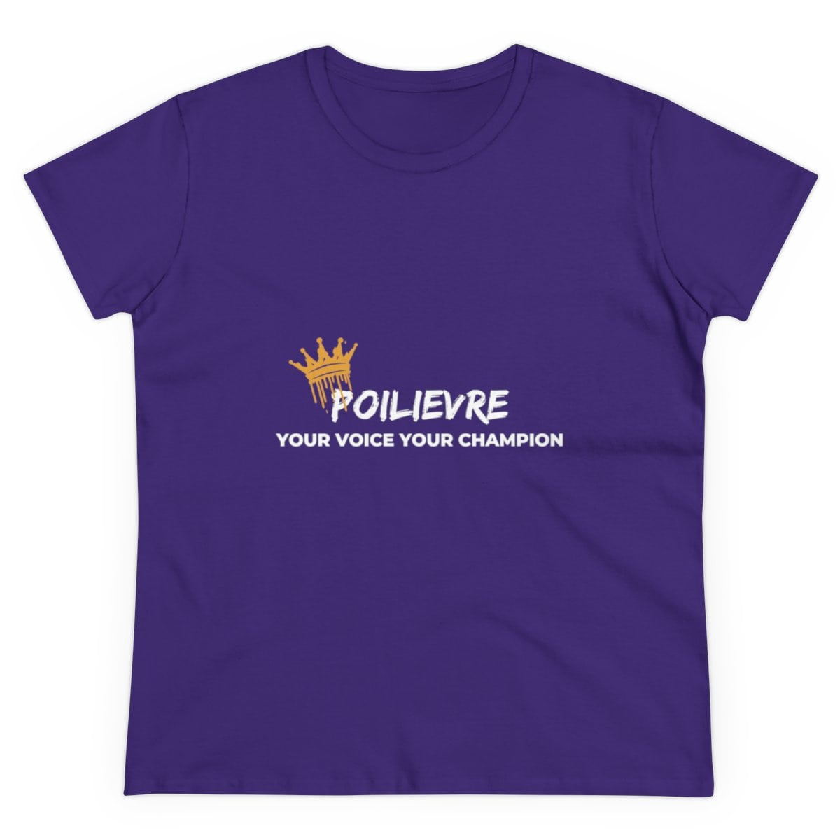 Poilievre, Your Voice, Your Champion: Women's Midweight Cotton Tee 12 Poilievre, Your Voice, Your Champion: Women's Midweight Cotton Tee - Image 12