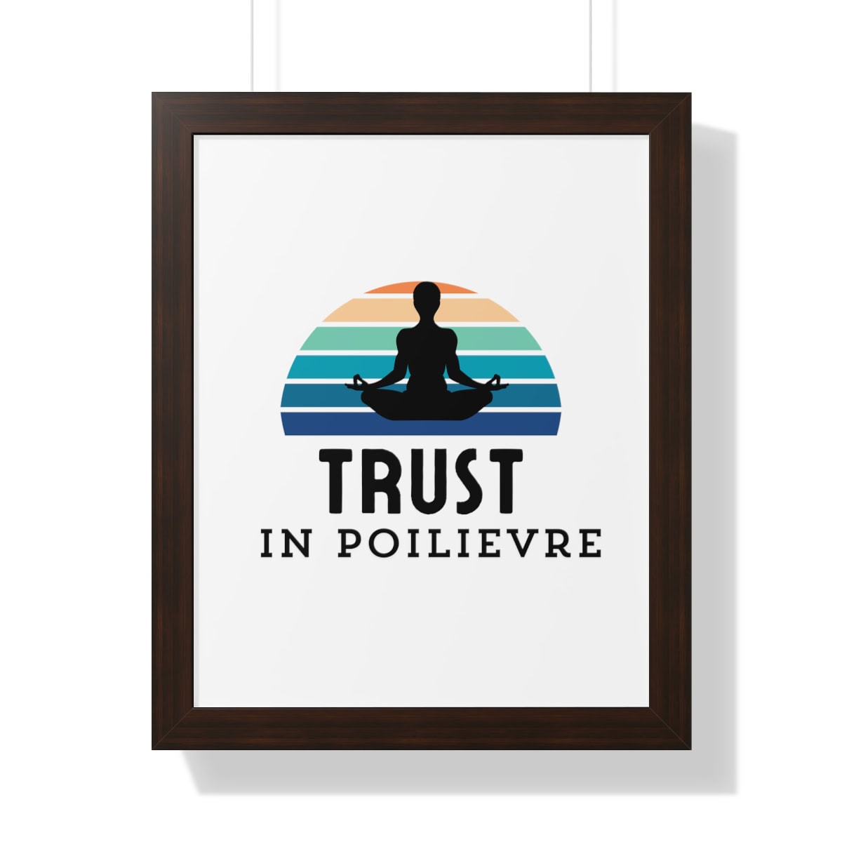 Trust in Poilievre: Framed Vertical Poster - Image 10