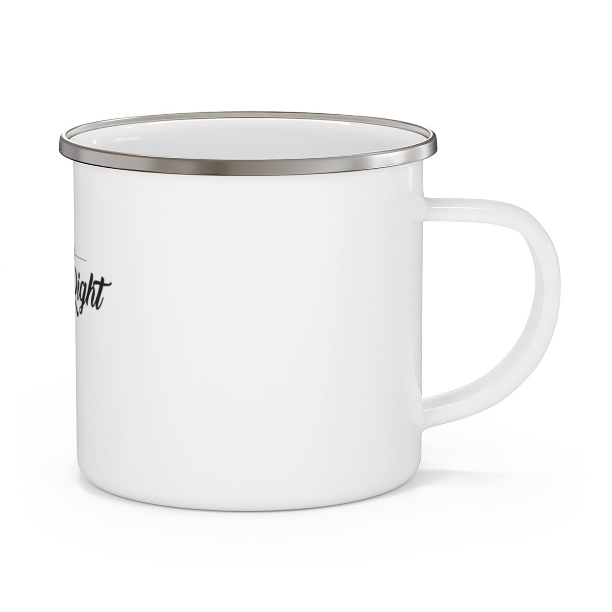 Sorry, I am Right (Wing) - Enamel Camping Mug - Image 2