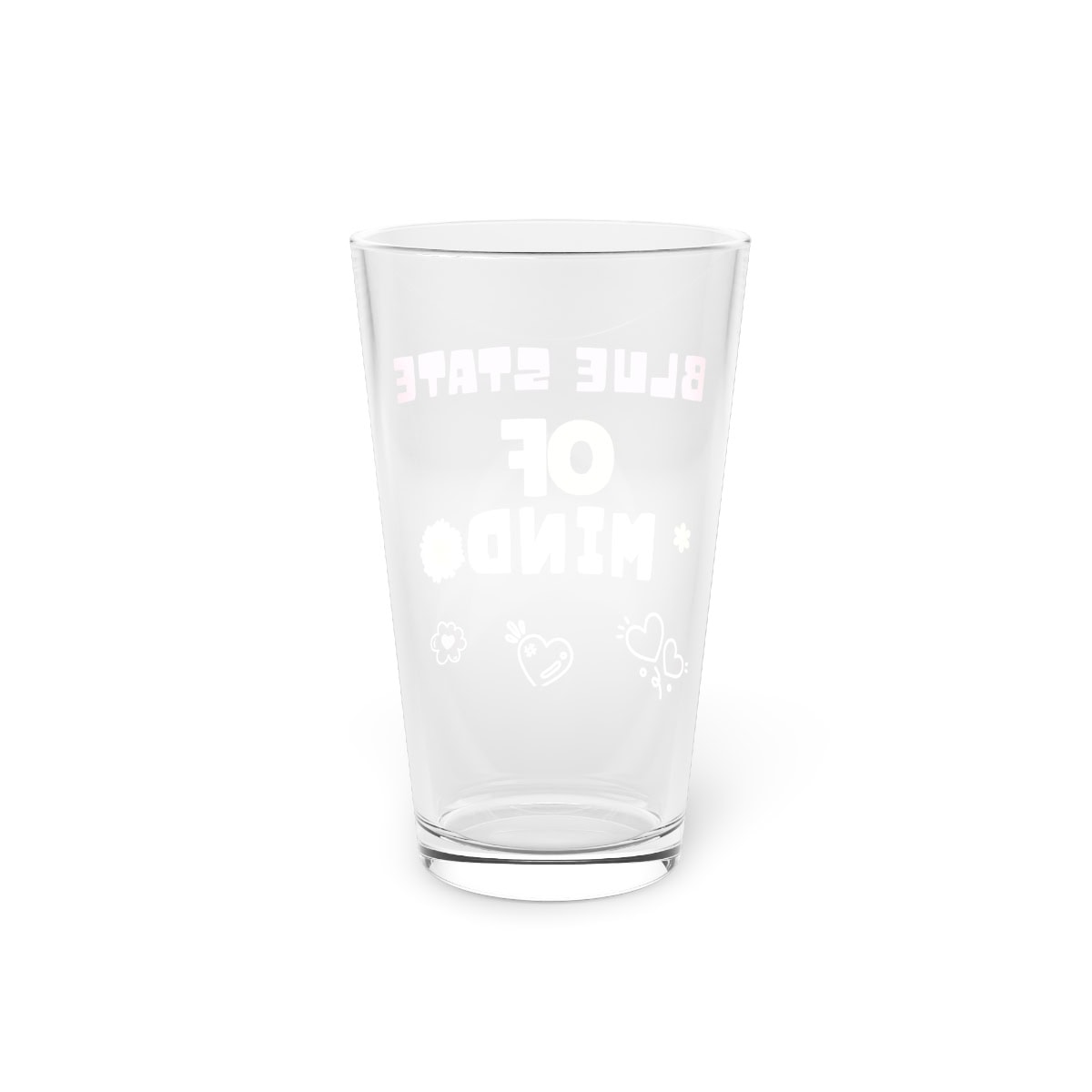 Blue State of Mind - Pint Glass, 16oz - Image 4