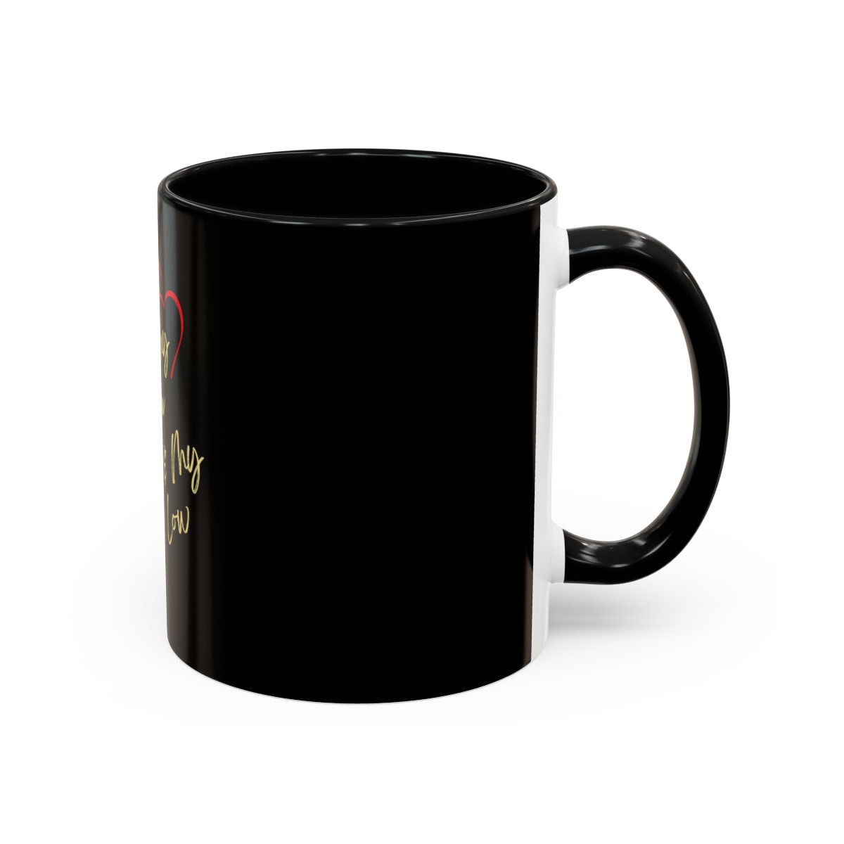 I like my coffee black and my taxes low: Red & Black Coffee Mug (11oz) - Image 8