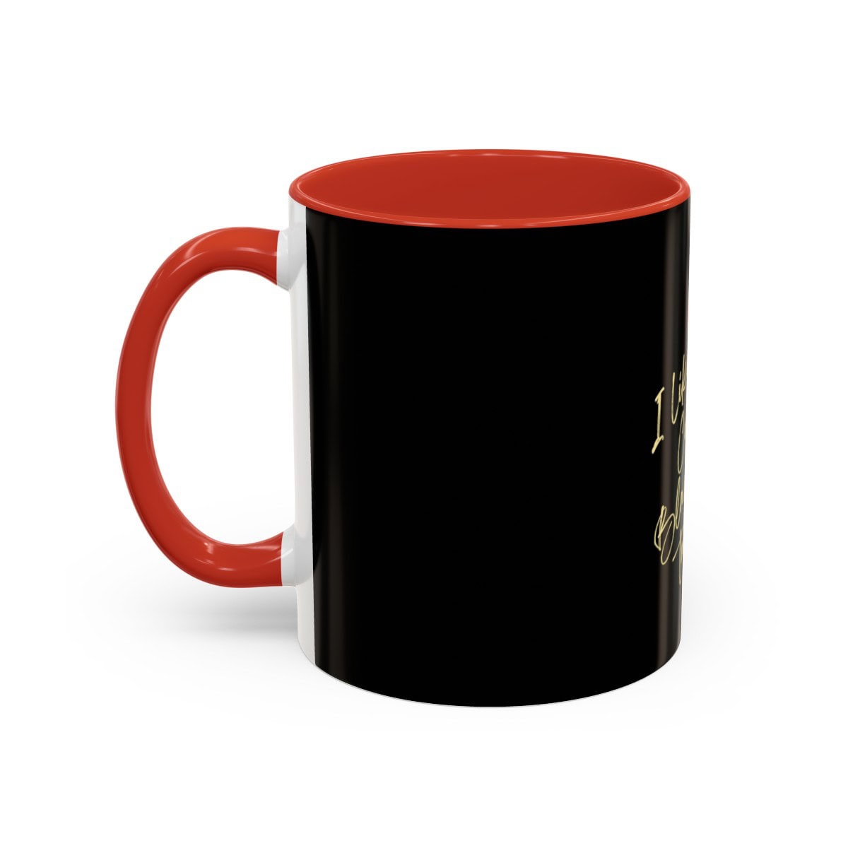 I like my coffee black and my taxes low: Red & Black Coffee Mug (11oz) - Image 3