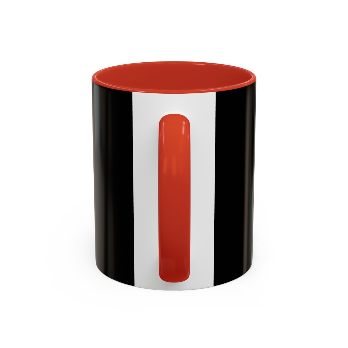 I like my coffee black and my taxes low: Red & Black Coffee Mug (11oz) - Image 4