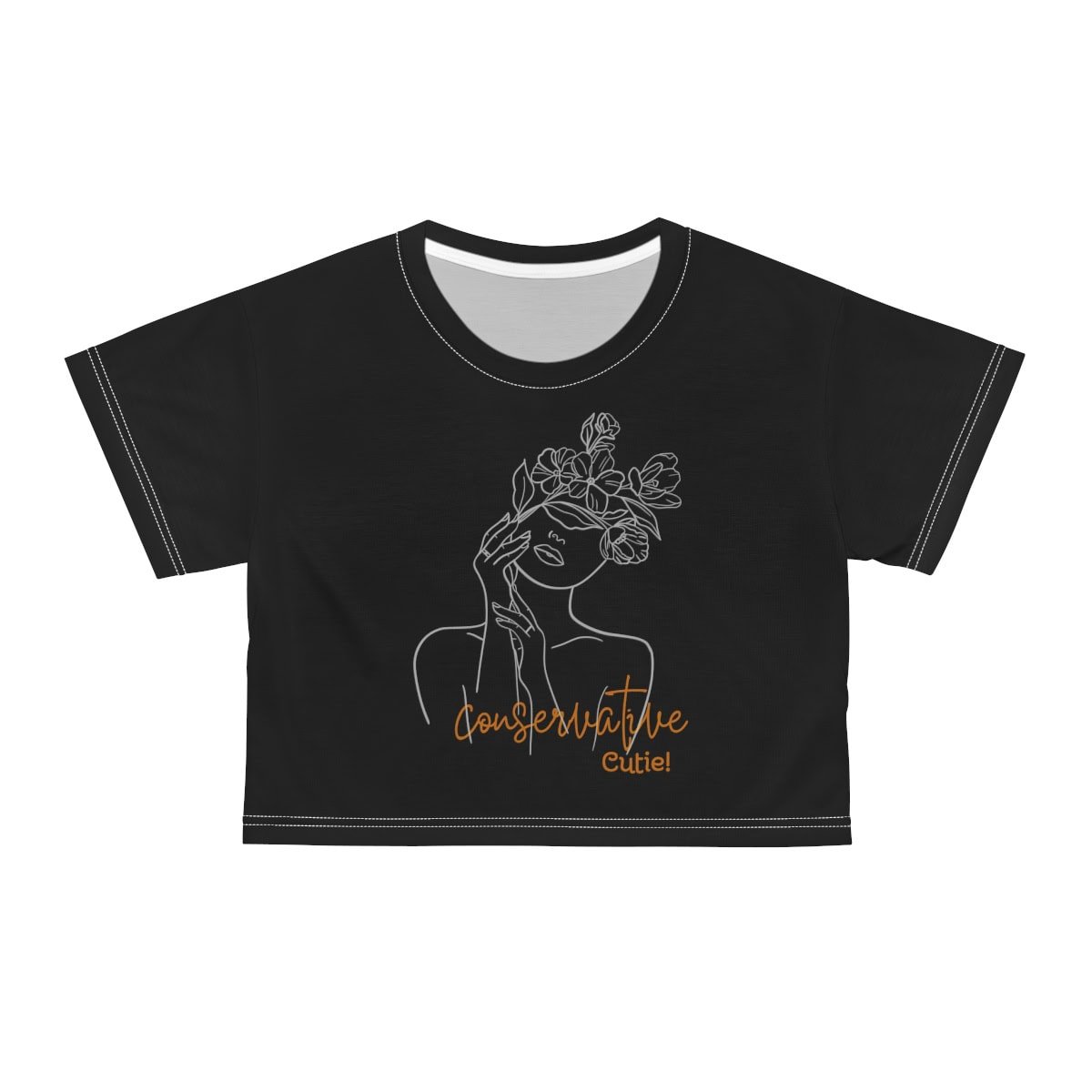 Conservative Cutie - Crop Women Tee (AOP) 22 Conservative Cutie - Crop Women Tee (AOP) - Image 22