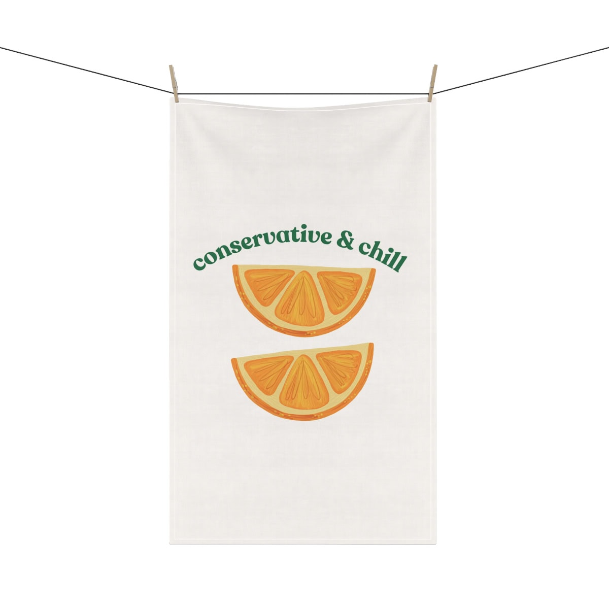 Conservative & Chill, Lemon Design Kitchen Towel