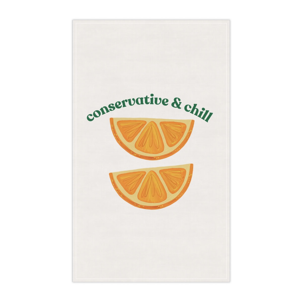Conservative & Chill, Lemon Design Kitchen Towel - Image 2