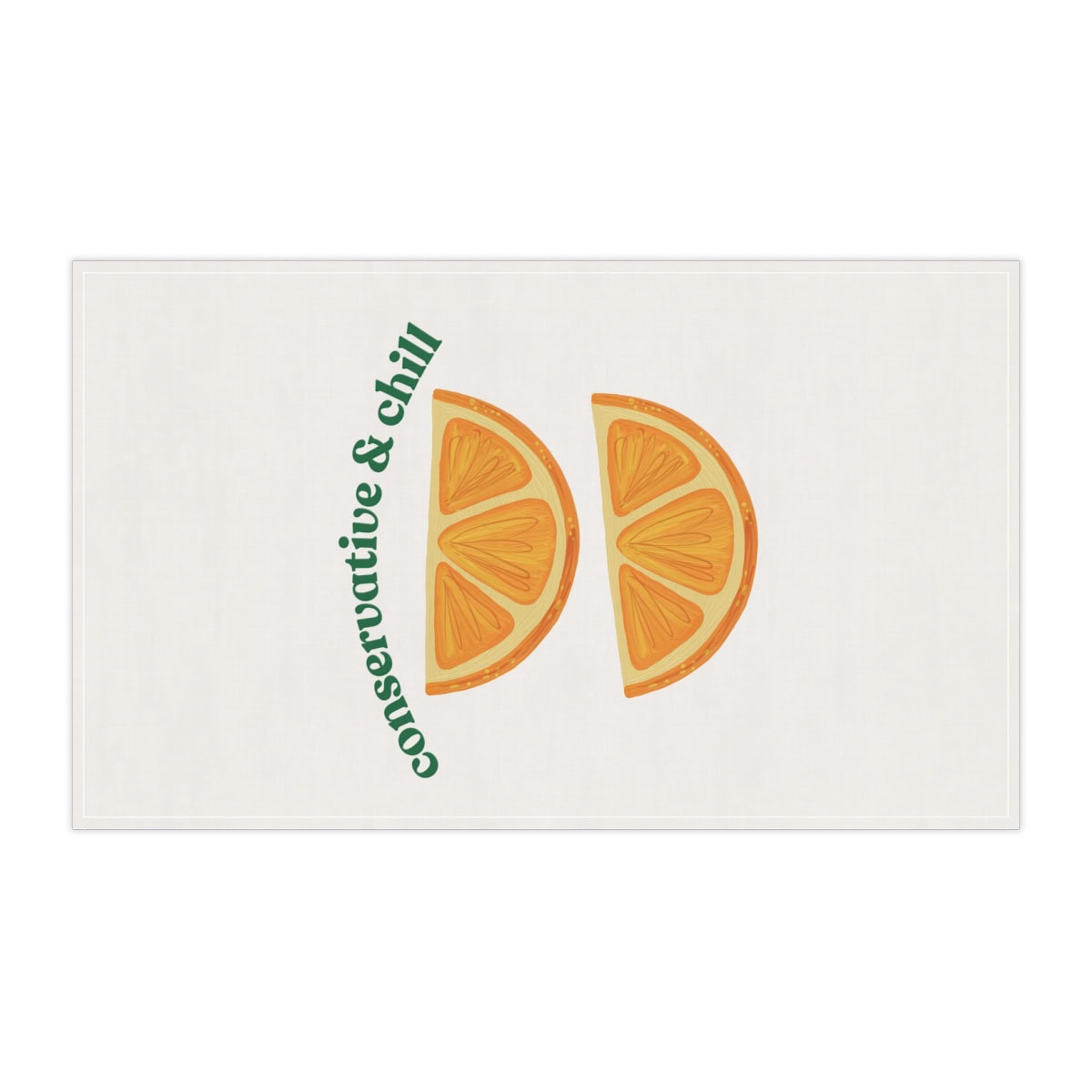 Conservative & Chill, Lemon Design Kitchen Towel - Image 3