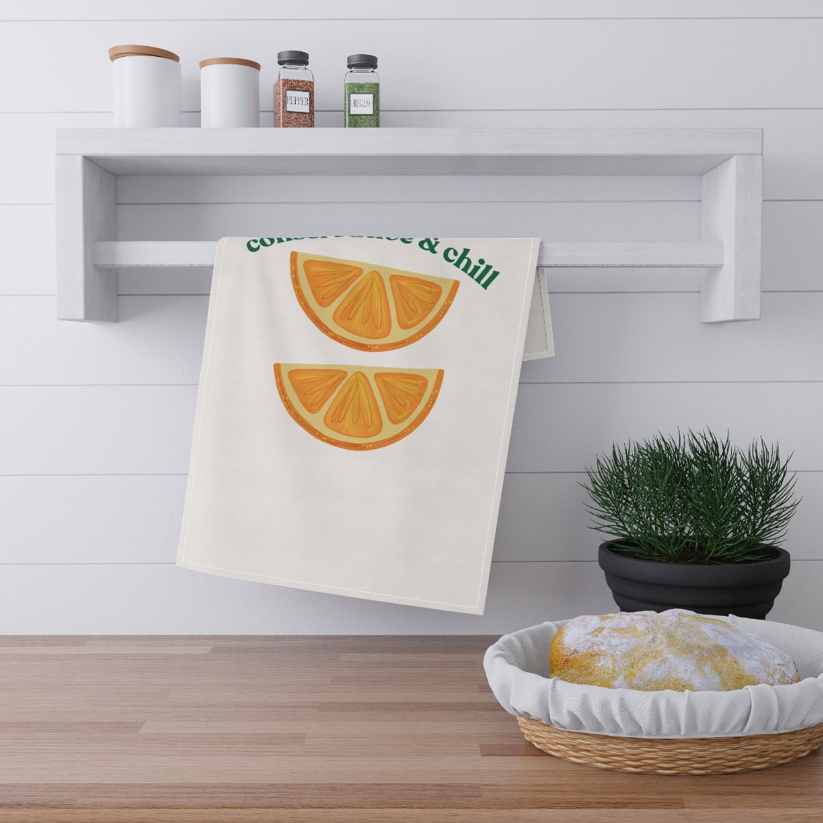 Conservative & Chill, Lemon Design Kitchen Towel - Image 5
