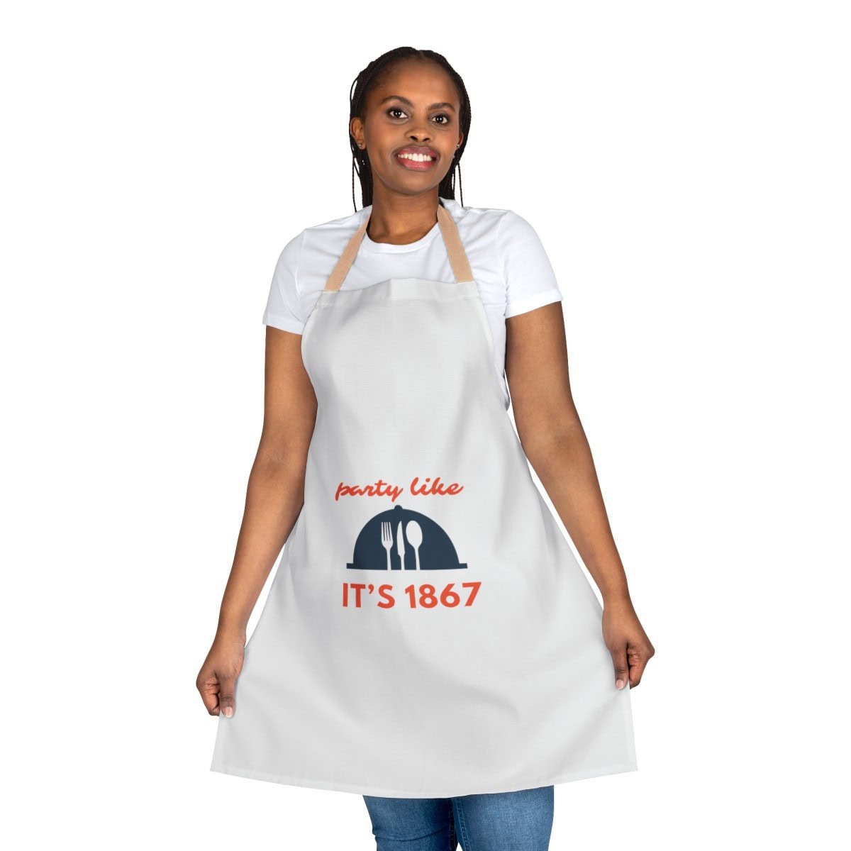 Party Like It's 1867 - Apron, 5-Color Straps (AOP) 10 Party Like It's 1867 - Apron, 5-Color Straps (AOP) - Image 10
