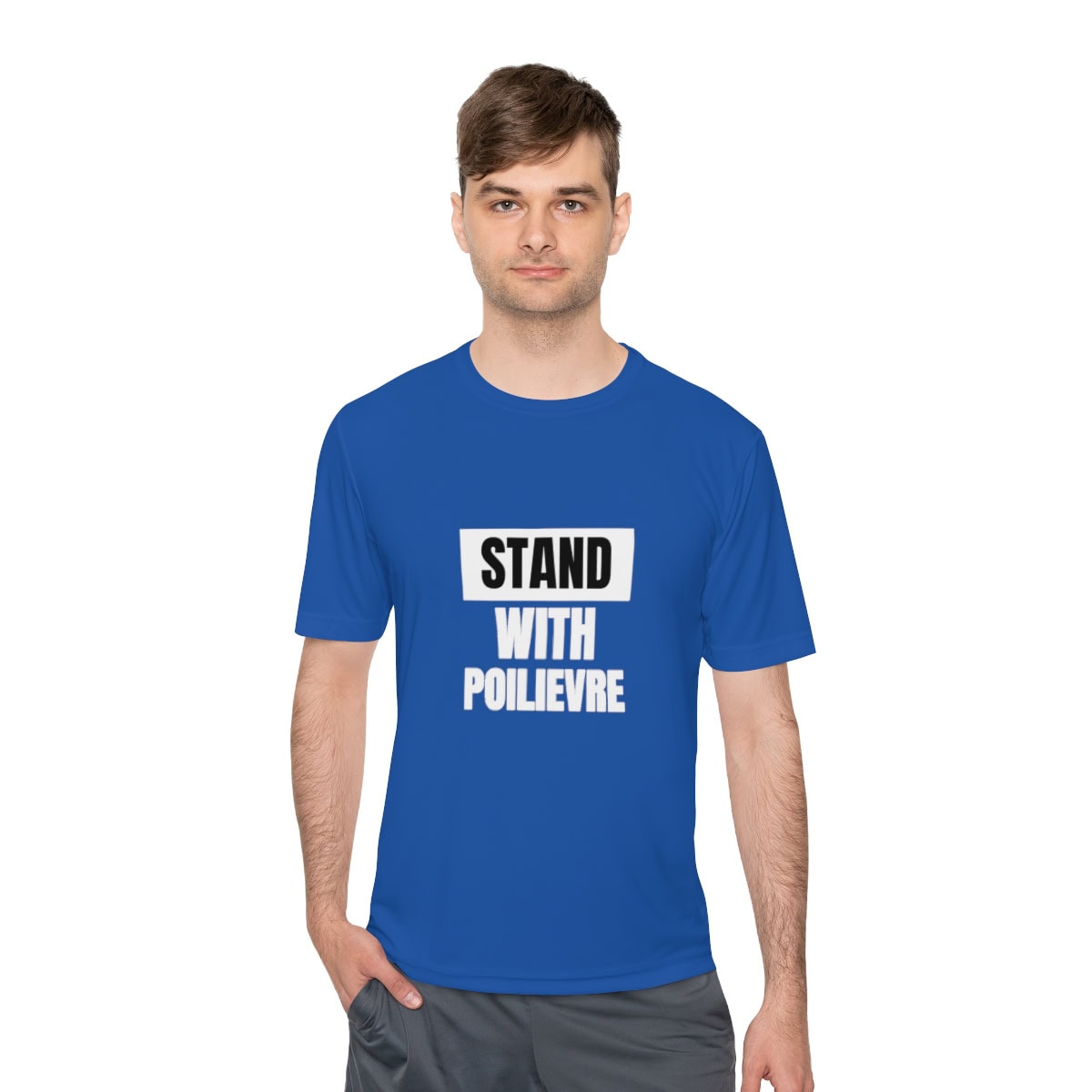 Stand With Poilievre: Unisex Moisture Wicking Tee 11 Stand With Poilievre: Unisex Moisture Wicking Tee - Image 11