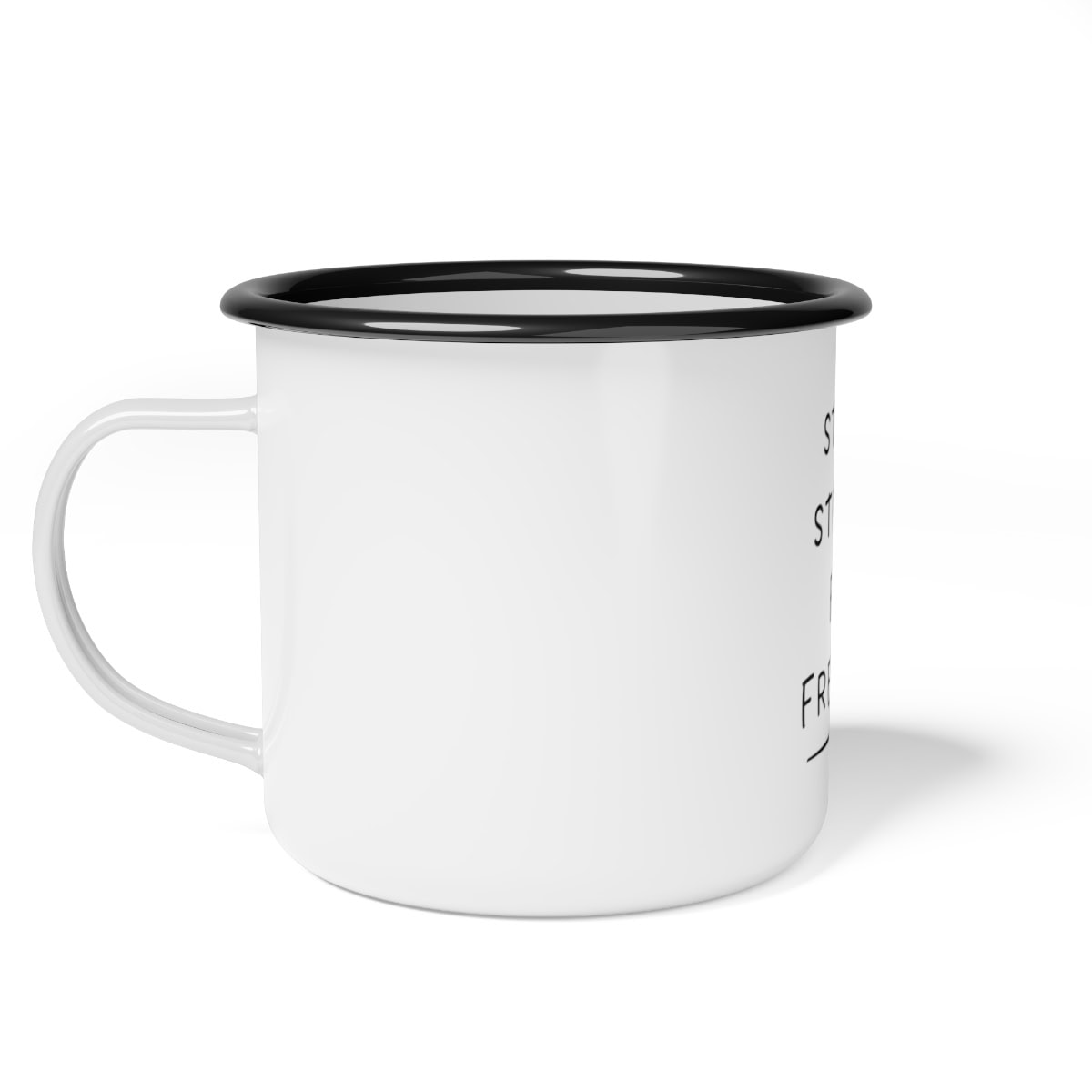 Stand Strong for Freedom - Enamel Camp Cup - Image 2
