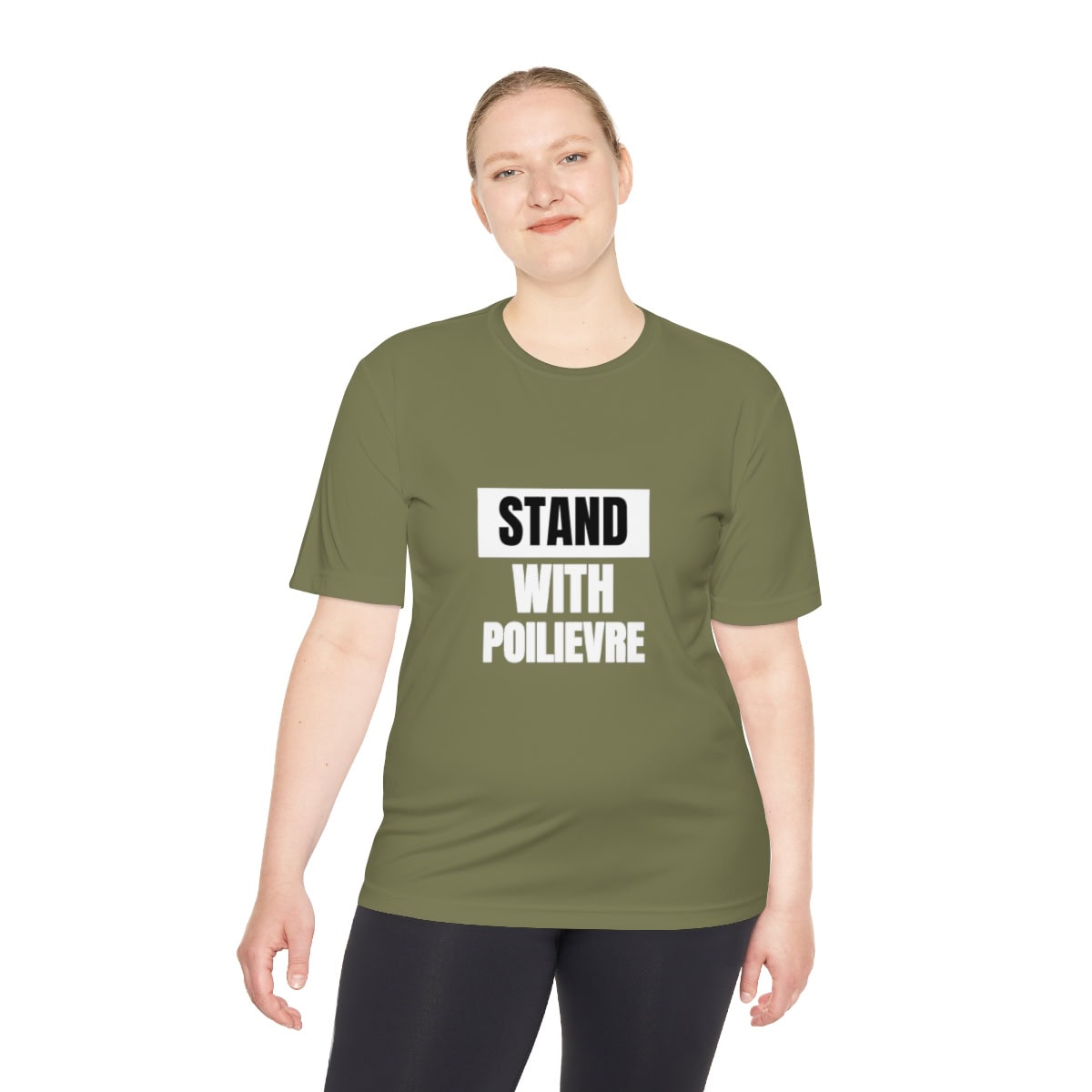 Stand With Poilievre: Unisex Moisture Wicking Tee 8 Stand With Poilievre: Unisex Moisture Wicking Tee - Image 8
