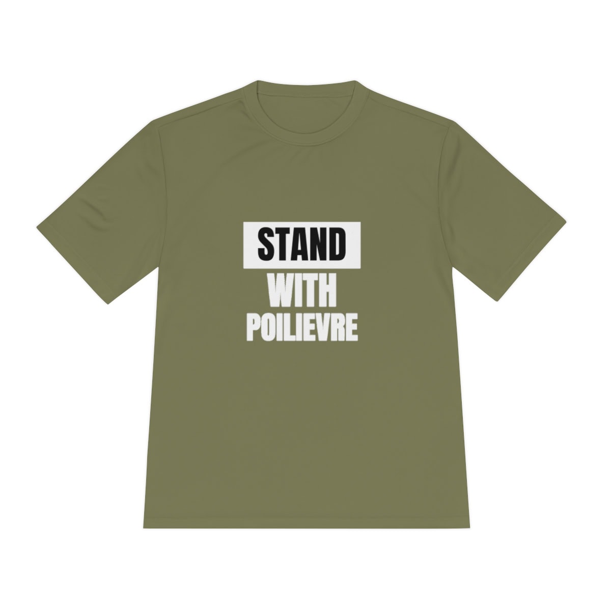 Stand With Poilievre: Unisex Moisture Wicking Tee 5 Stand With Poilievre: Unisex Moisture Wicking Tee - Image 5