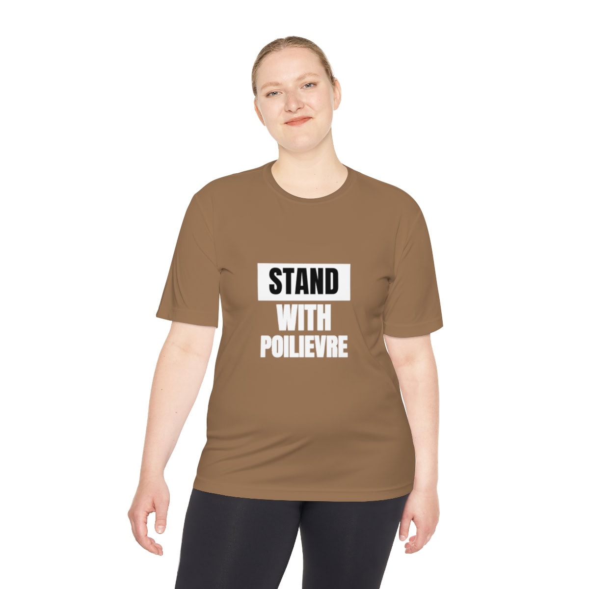 Stand With Poilievre: Unisex Moisture Wicking Tee 4 Stand With Poilievre: Unisex Moisture Wicking Tee - Image 4