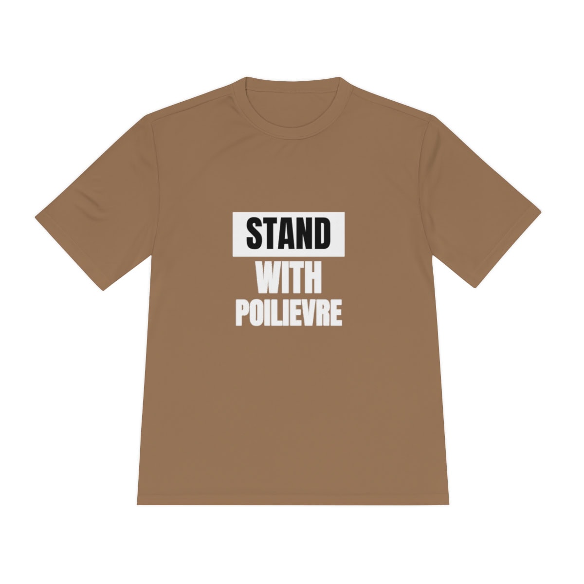 Stand With Poilievre: Unisex Moisture Wicking Tee 2 Stand With Poilievre: Unisex Moisture Wicking Tee - Image 2