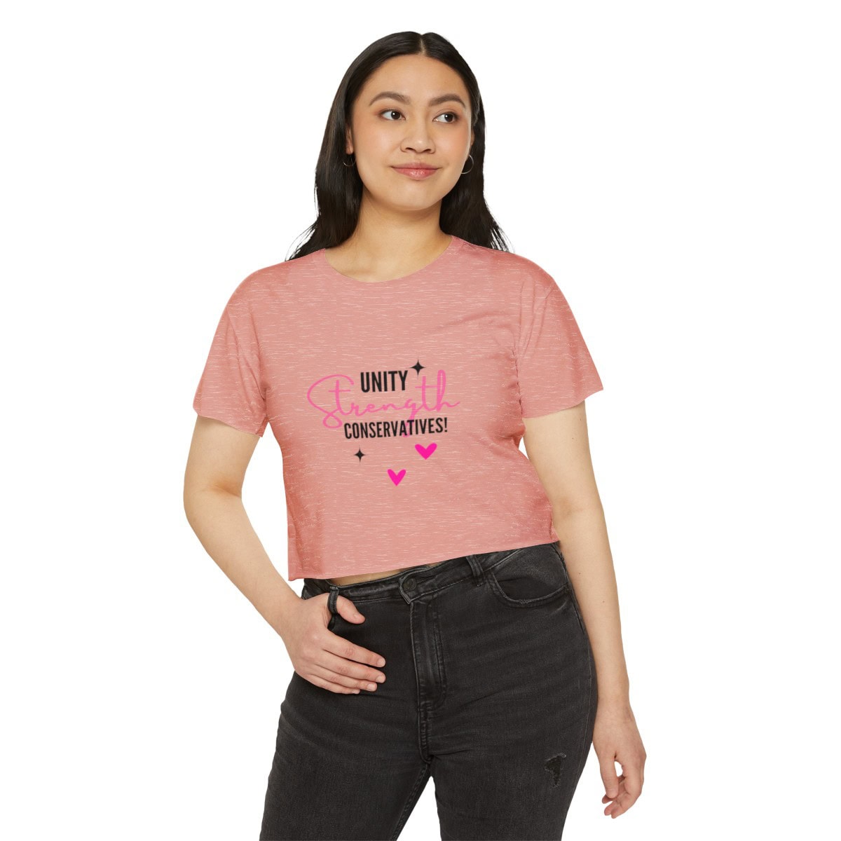 Unity Strength Conservative: Women's Festival Crop Top 6 Unity Strength Conservative: Women's Festival Crop Top - Image 6