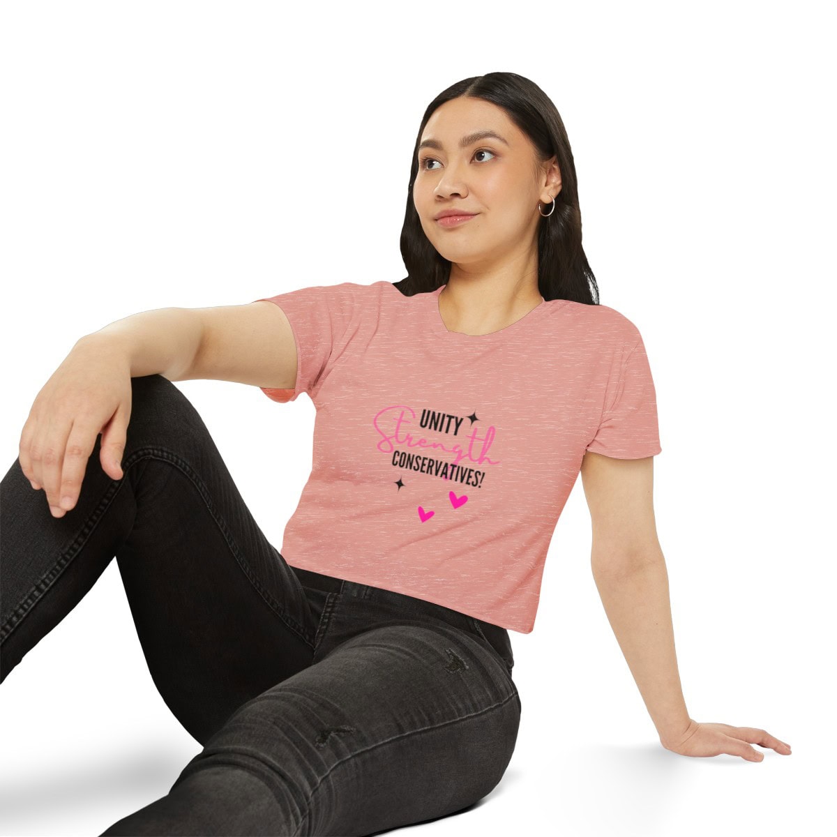 Unity Strength Conservative: Women's Festival Crop Top 10 Unity Strength Conservative: Women's Festival Crop Top - Image 10