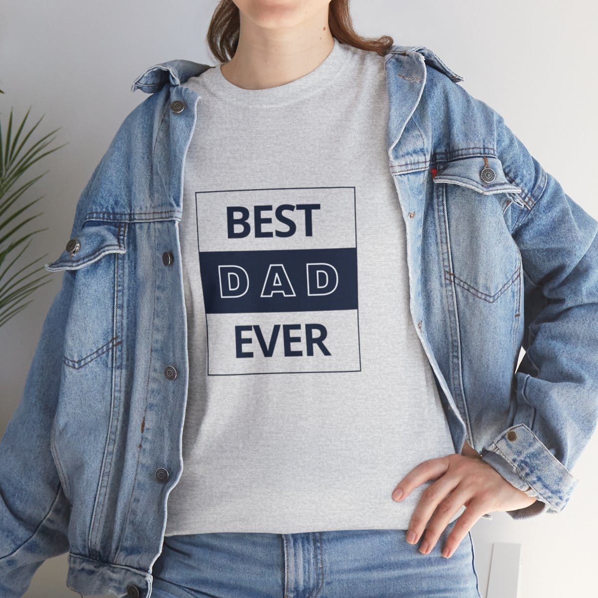 Best Dad Ever: Unisex Heavy Cotton Tee - Image 77