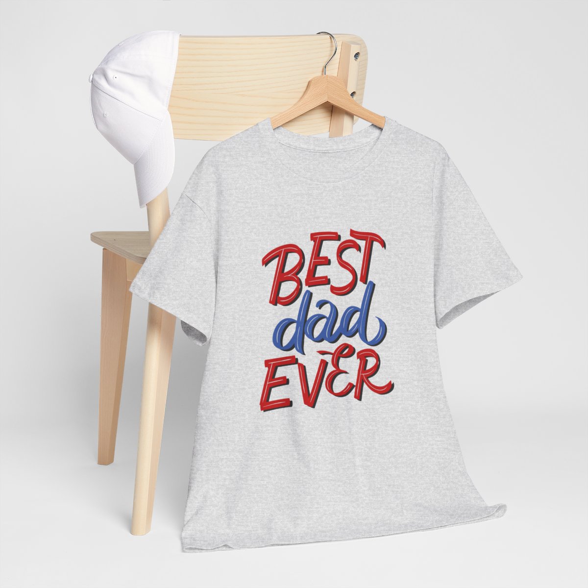 Best Dad Ever: Unisex Heavy Cotton Tee - Image 55