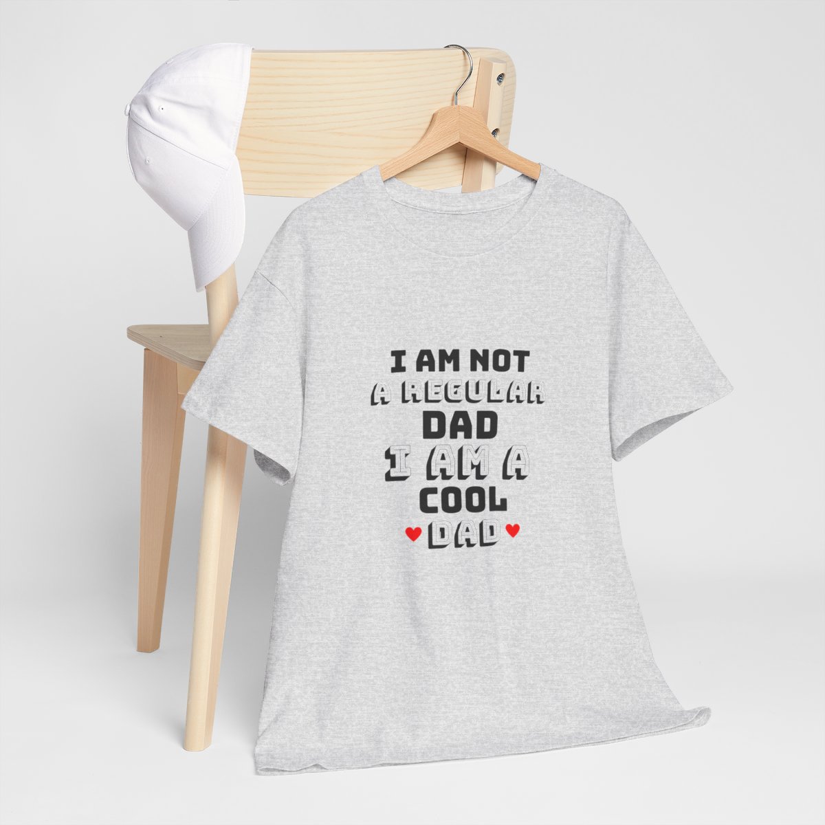 I am not a regular dad I am a cool dad: Unisex Heavy Cotton Tee - Image 35