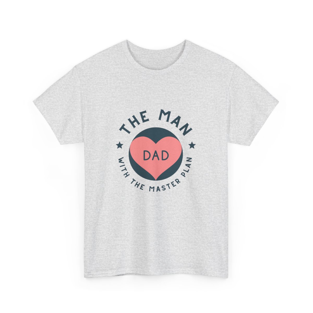 Dad: The Man with The Master Plan: Unisex Heavy Cotton Tee - Image 31