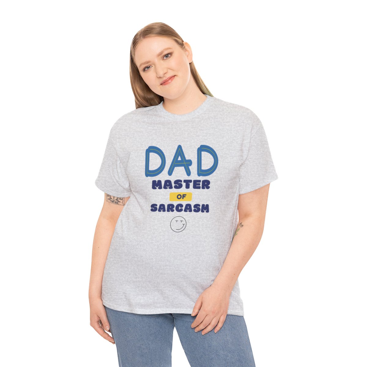 Dad: Master of Sarcasm: Unisex Heavy Cotton Tee - Image 39