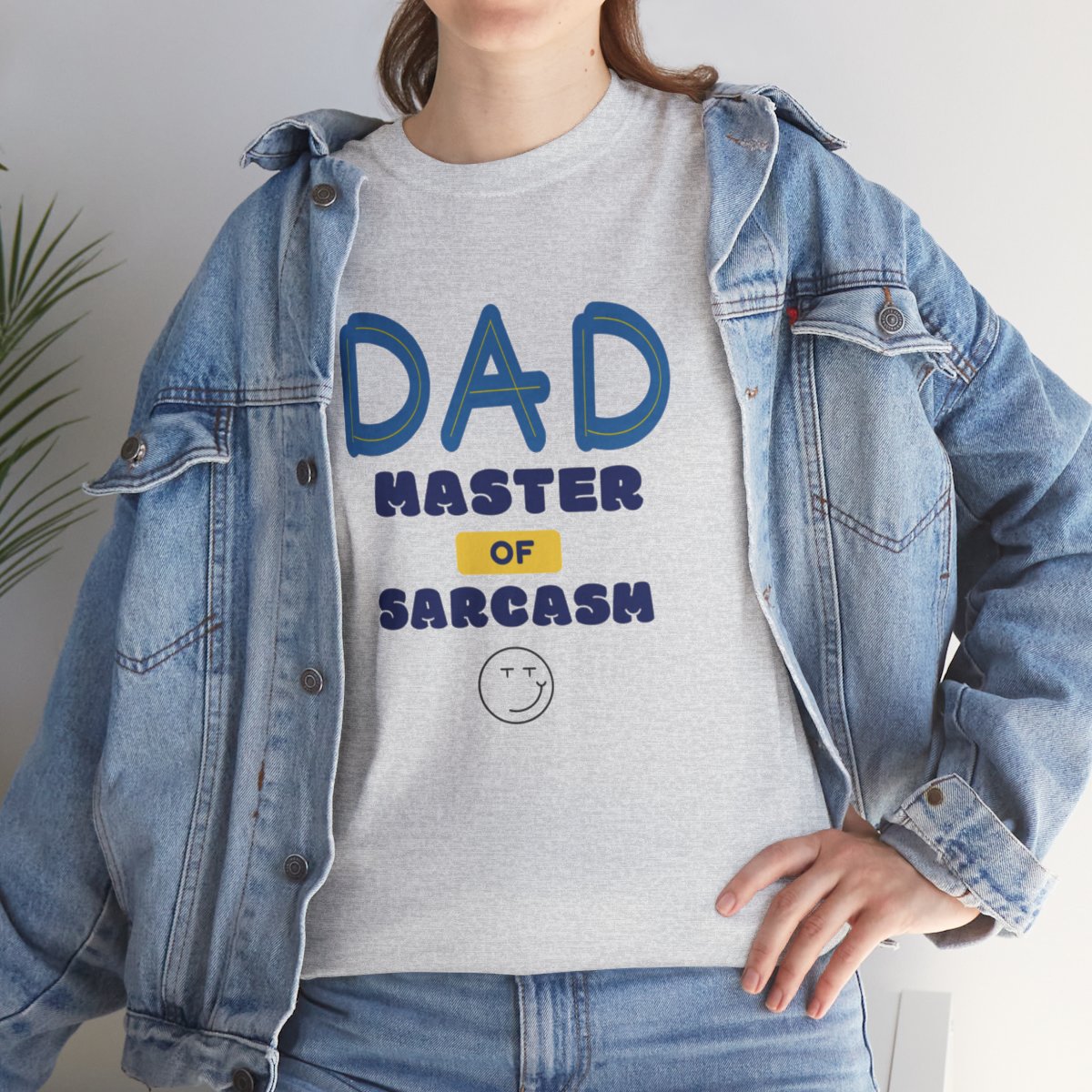 Dad: Master of Sarcasm: Unisex Heavy Cotton Tee - Image 50