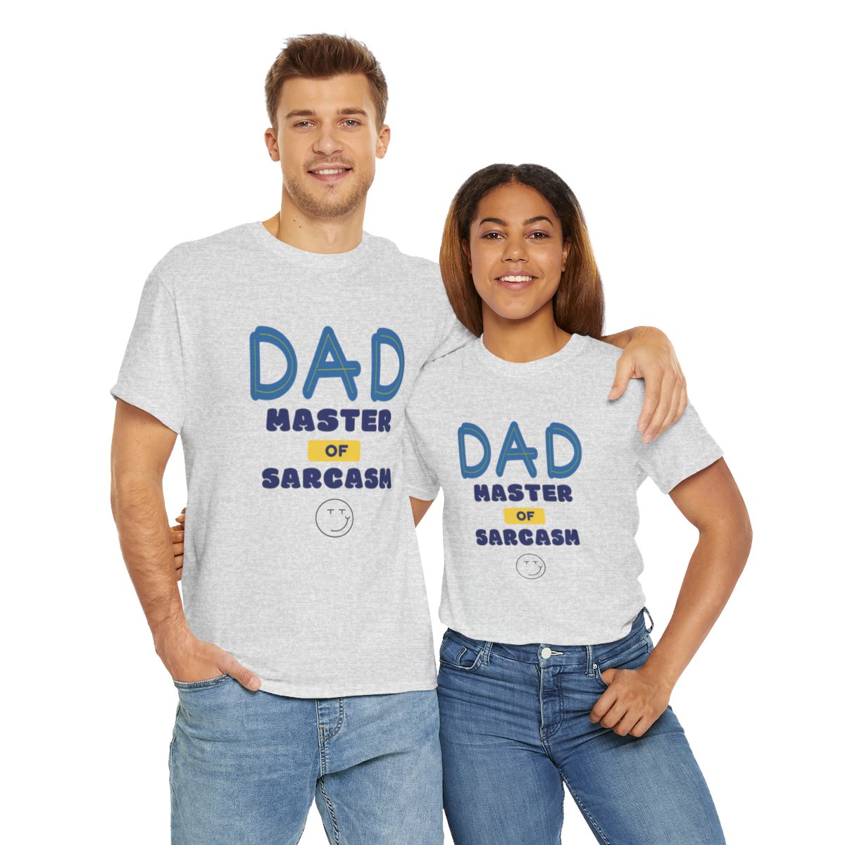 Dad: Master of Sarcasm: Unisex Heavy Cotton Tee - Image 51