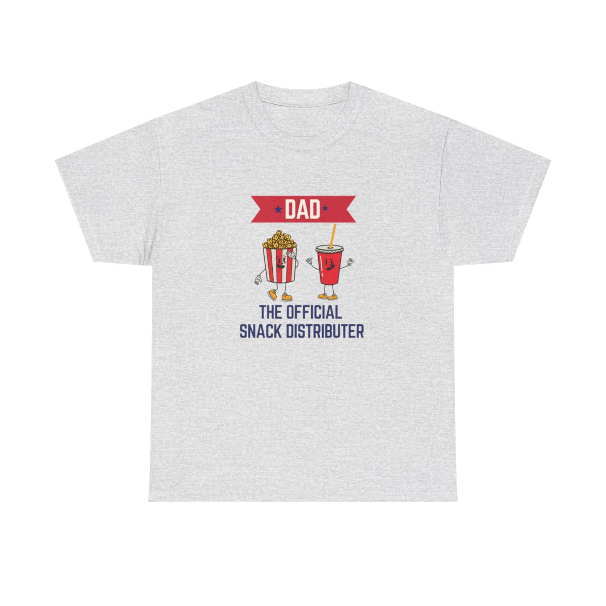 Dad: The Official Snack Distributor: Unisex Heavy Cotton Tee - Image 56