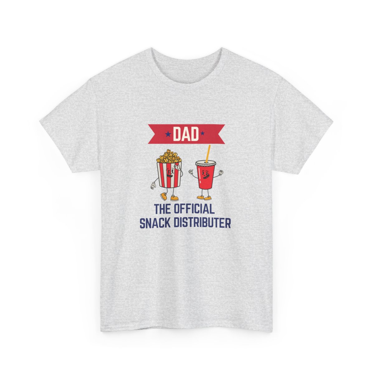 Dad: The Official Snack Distributor: Unisex Heavy Cotton Tee - Image 58