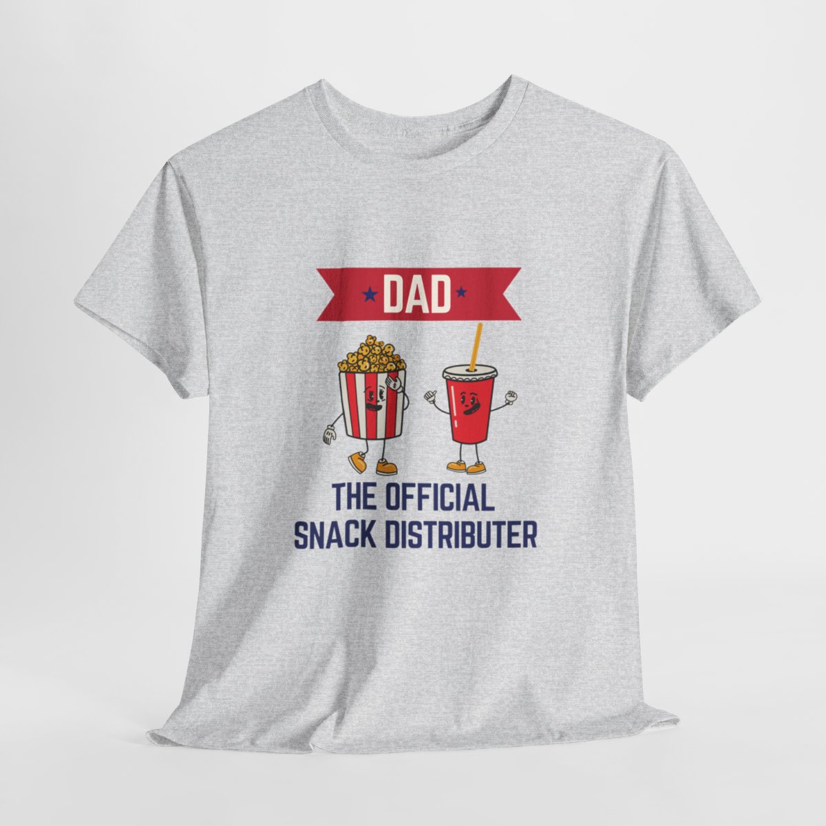 Dad: The Official Snack Distributor: Unisex Heavy Cotton Tee - Image 61