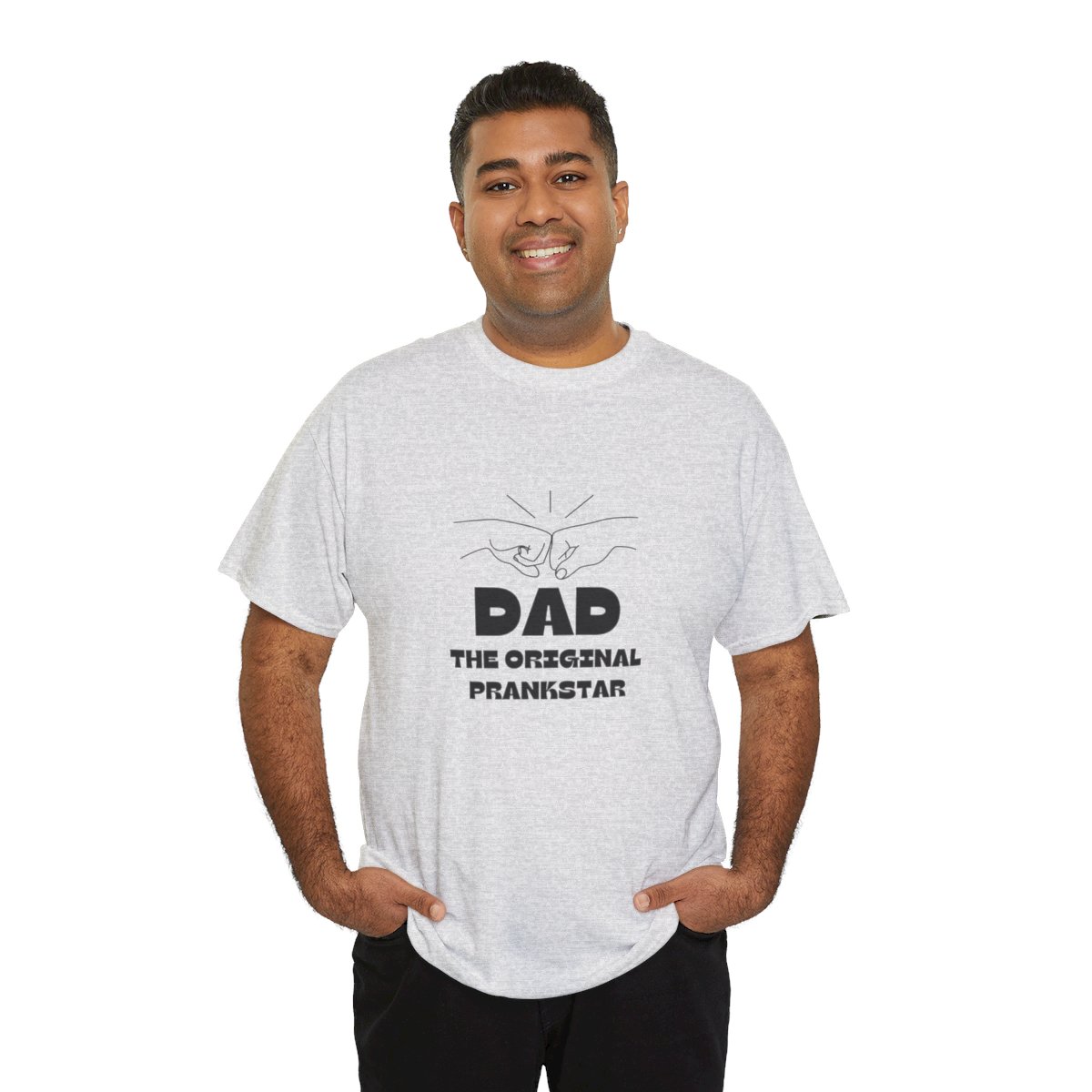 Dad: The Original Prank-star: Unisex Heavy Cotton Tee - Image 71