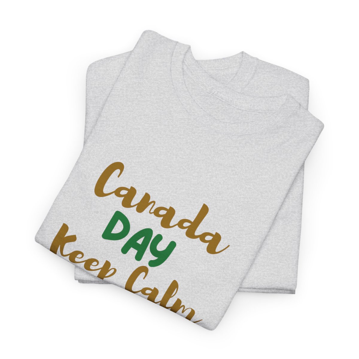 Canada Day, Keep Calm & Chillin: Unisex Heavy Cotton Tee - Image 60