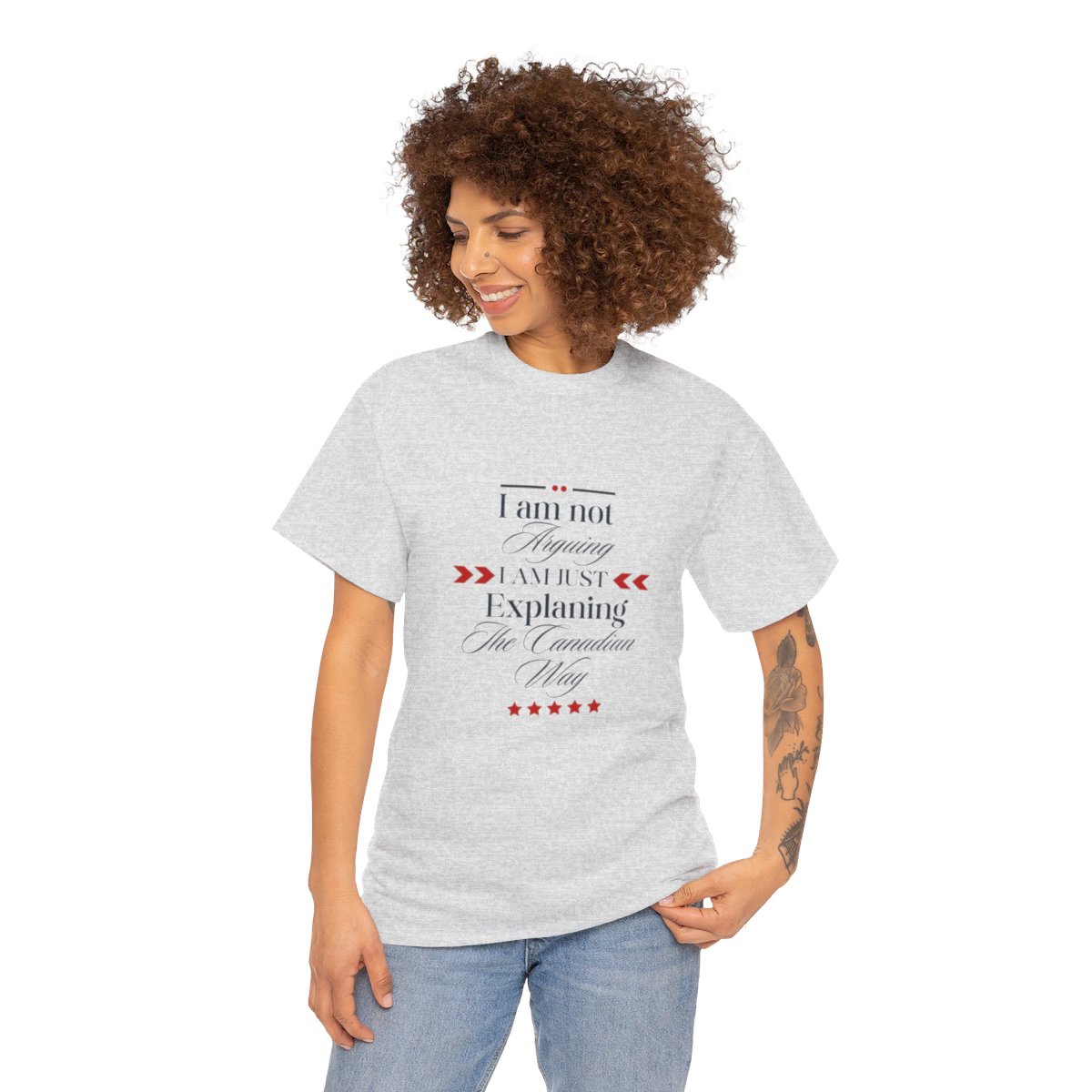 I am Not Arguing I am Just Explaining The Canadian Way: Unisex Heavy Cotton Tee - Image 65