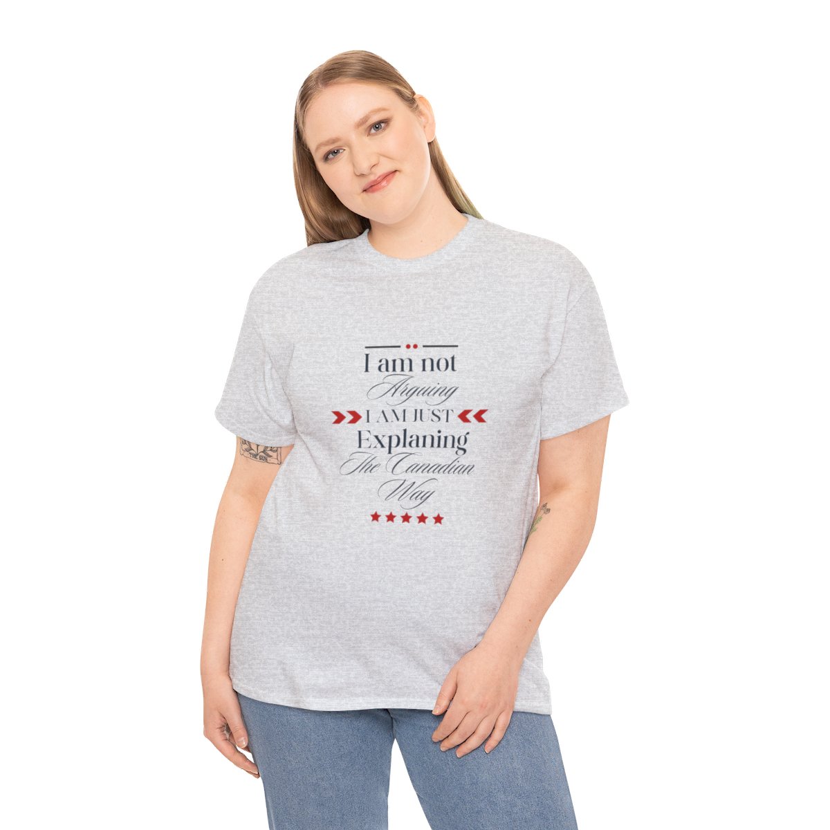 I am Not Arguing I am Just Explaining The Canadian Way: Unisex Heavy Cotton Tee - Image 66