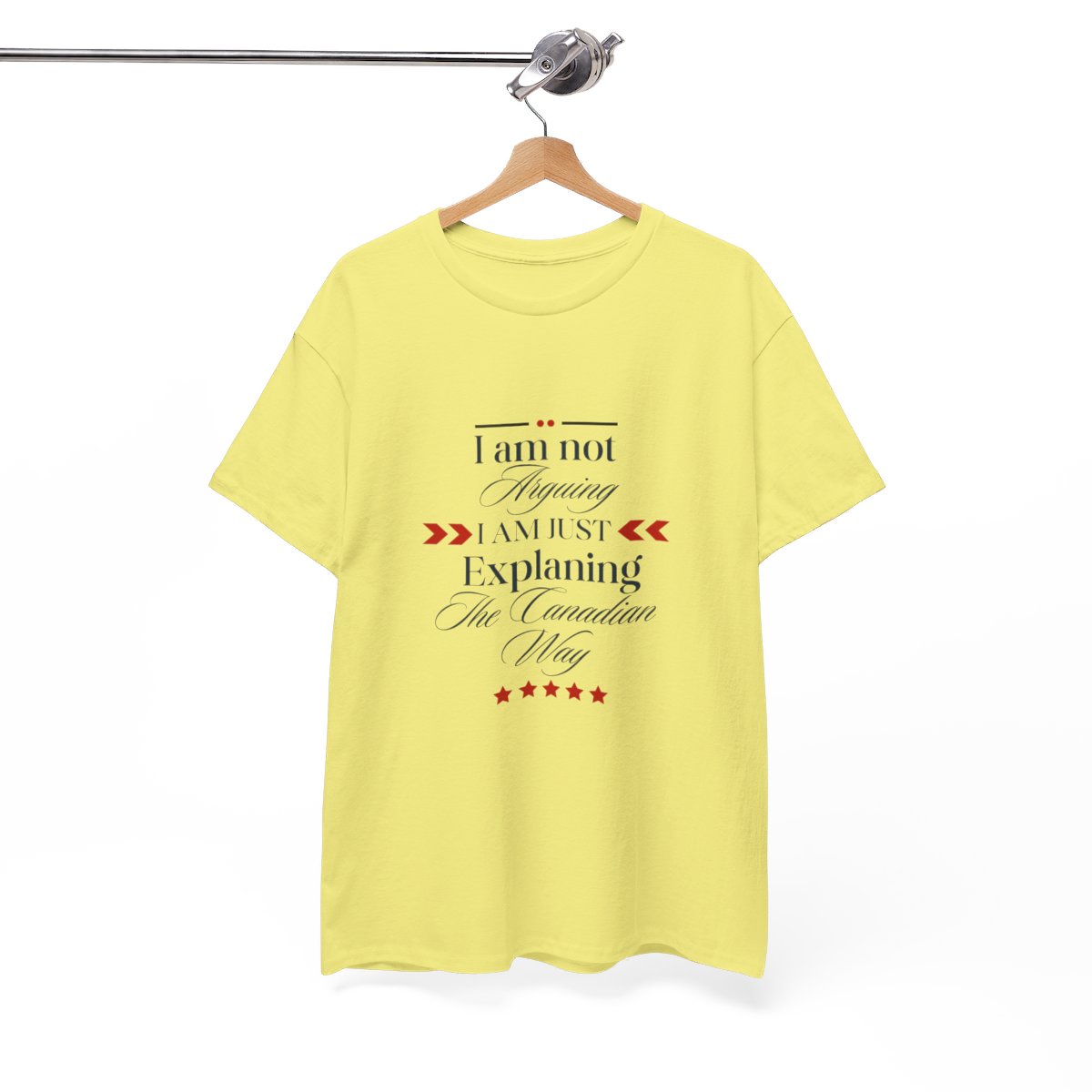 I am Not Arguing I am Just Explaining The Canadian Way: Unisex Heavy Cotton Tee - Image 89