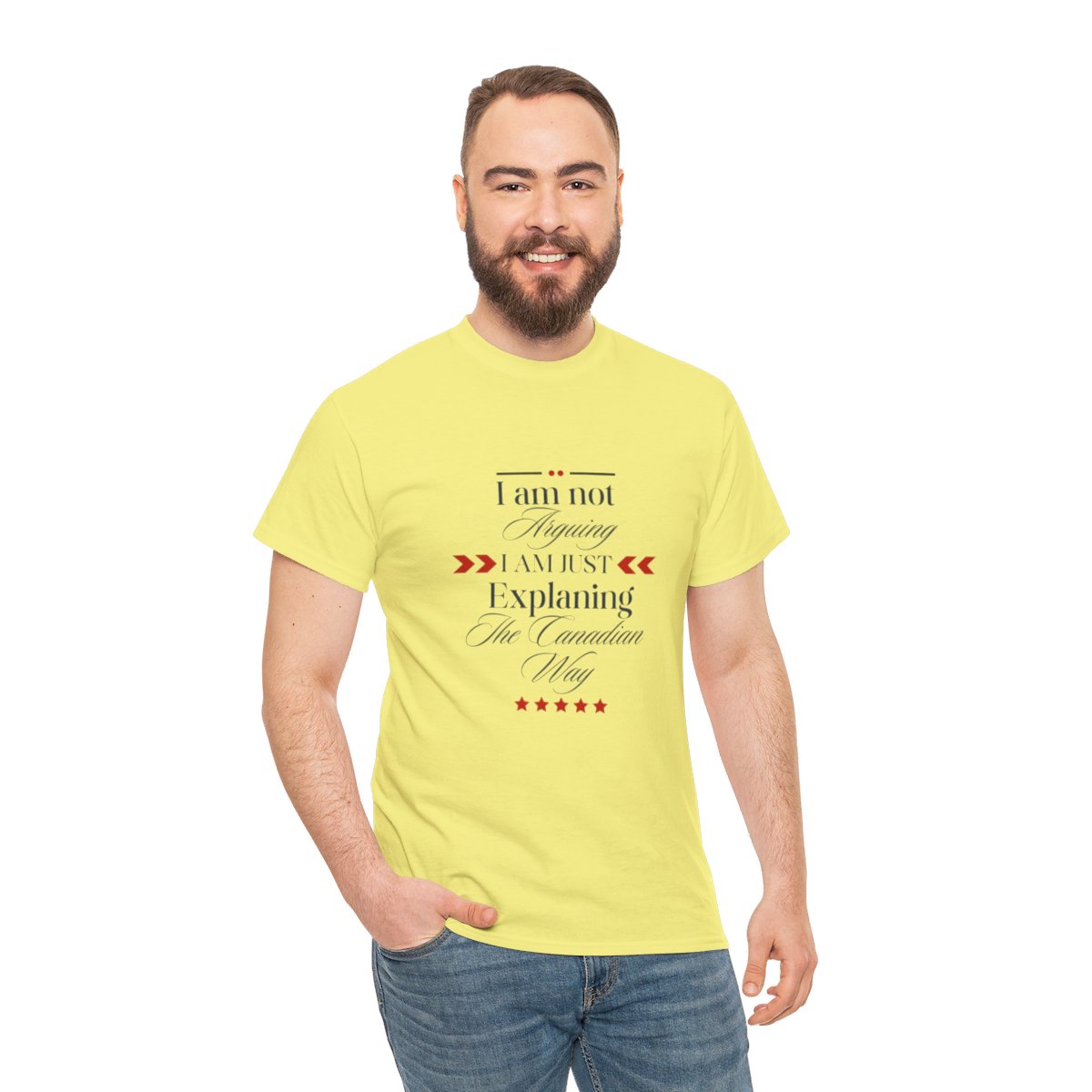 I am Not Arguing I am Just Explaining The Canadian Way: Unisex Heavy Cotton Tee - Image 94