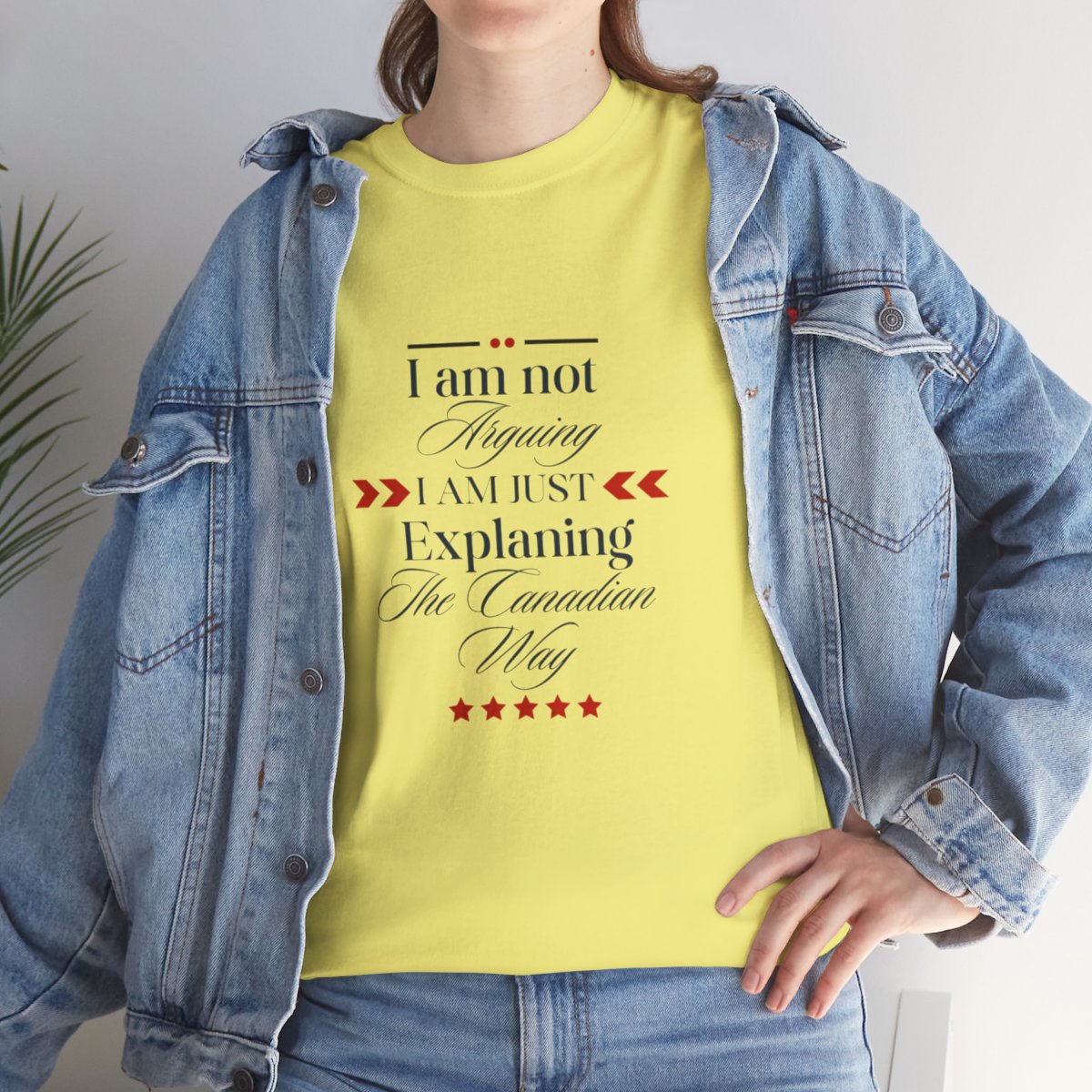 I am Not Arguing I am Just Explaining The Canadian Way: Unisex Heavy Cotton Tee - Image 104