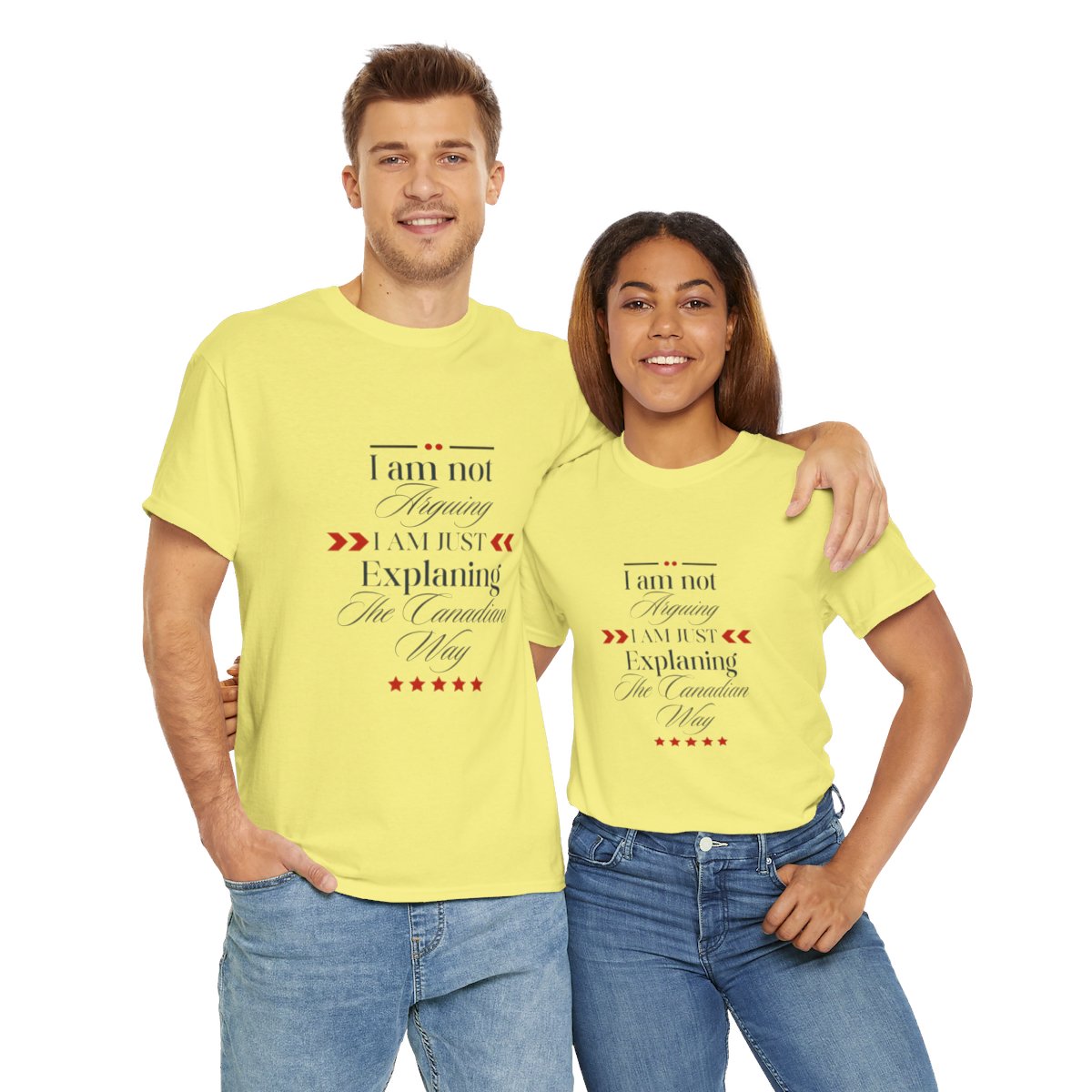 I am Not Arguing I am Just Explaining The Canadian Way: Unisex Heavy Cotton Tee - Image 105