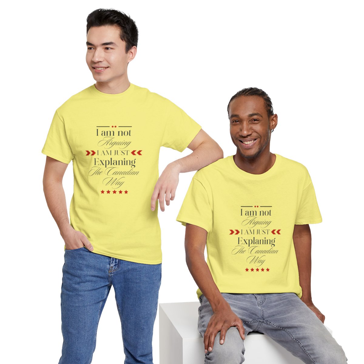I am Not Arguing I am Just Explaining The Canadian Way: Unisex Heavy Cotton Tee - Image 107