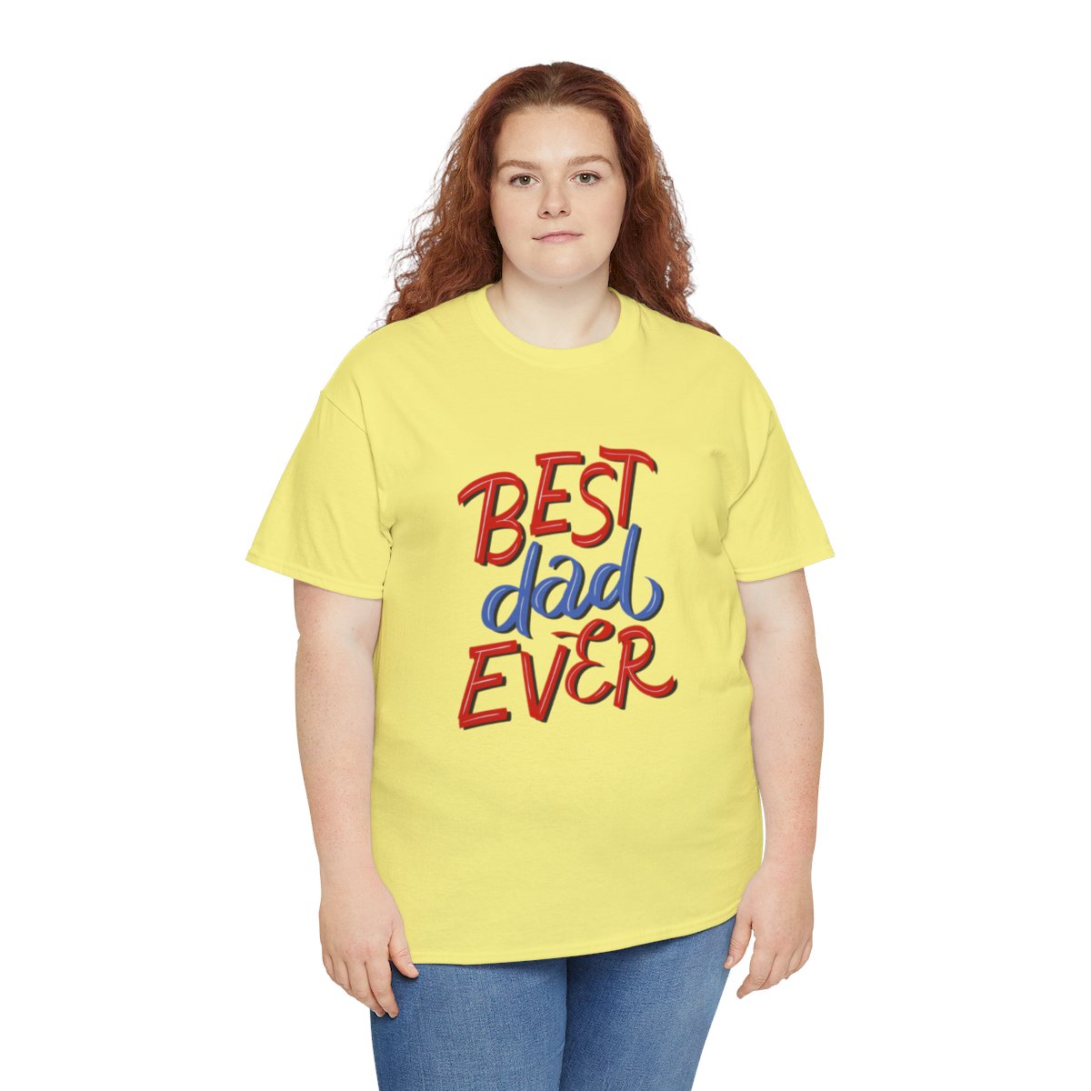 Best Dad Ever: Unisex Heavy Cotton Tee - Image 15