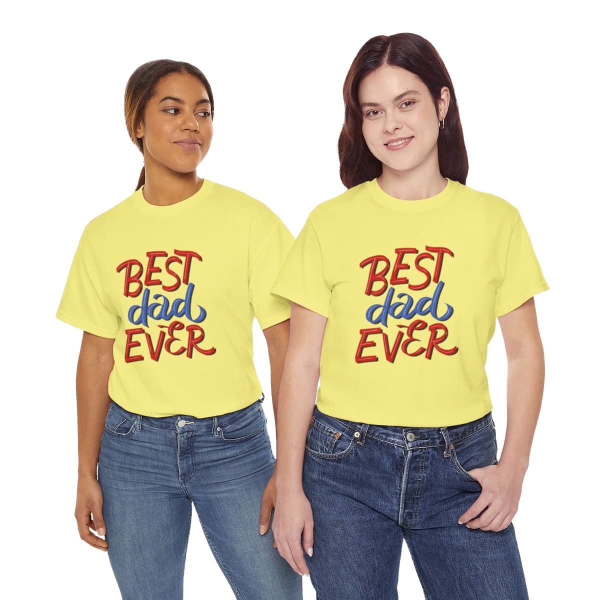 Best Dad Ever: Unisex Heavy Cotton Tee - Image 25